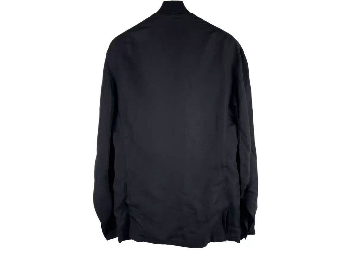 Yohji Yamamoto Black Button-Front Light Jacket Size L Size US L / EU 52-54 / 3 - 2 Thumbnail