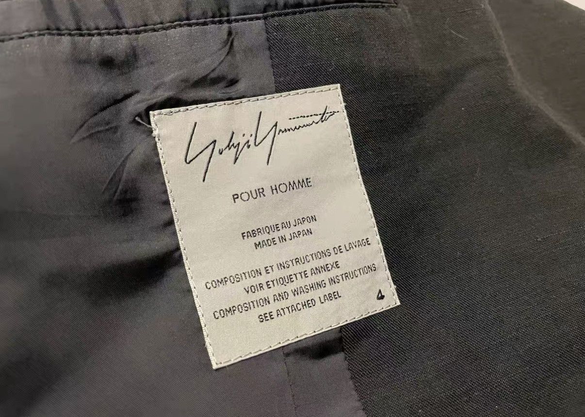 Yohji Yamamoto Black Button-Front Light Jacket Size L Size US L / EU 52-54 / 3 - 5 Thumbnail