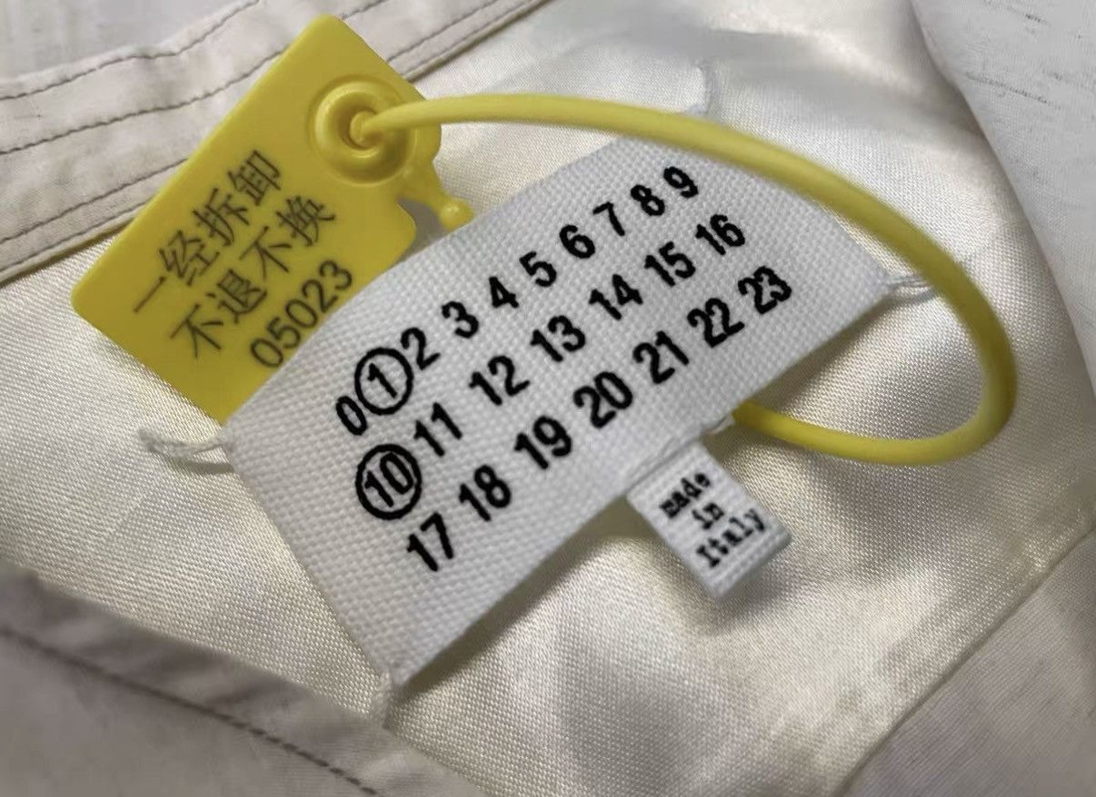 Maison Margiela White Short-Sleeve Button-Up Shirt Size US M / EU 48-50 / 2 - 6 Thumbnail