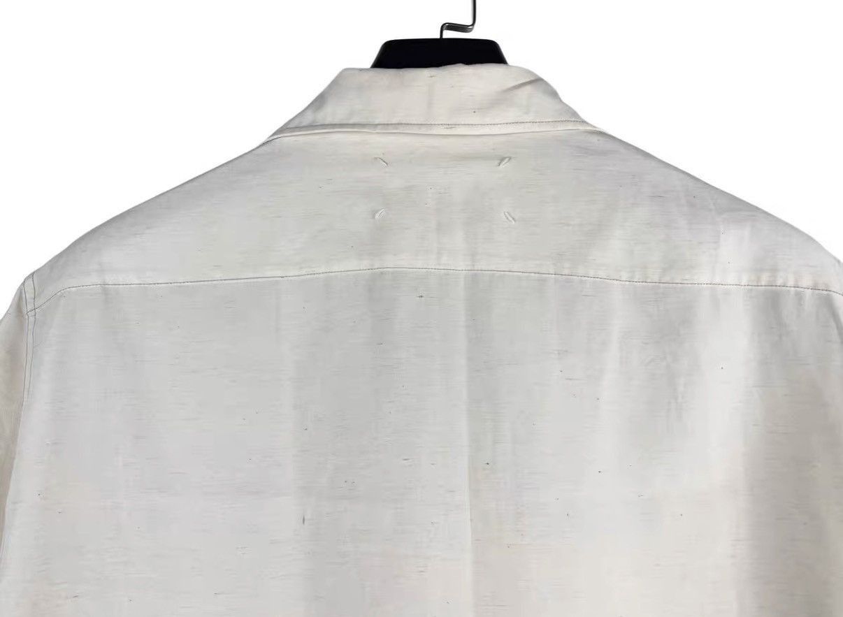 Maison Margiela White Short-Sleeve Button-Up Shirt Size US M / EU 48-50 / 2 - 5 Thumbnail
