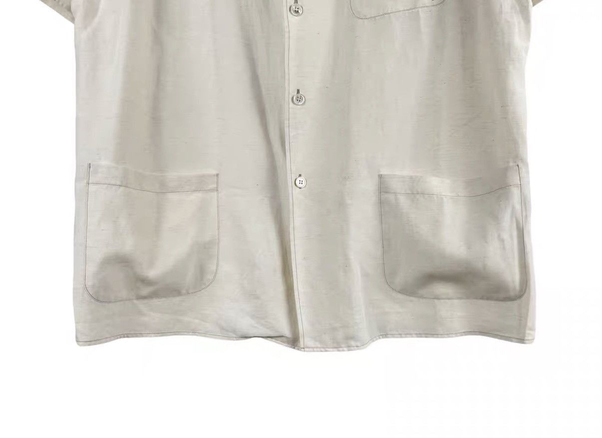 Maison Margiela White Short-Sleeve Button-Up Shirt Size US M / EU 48-50 / 2 - 4 Thumbnail