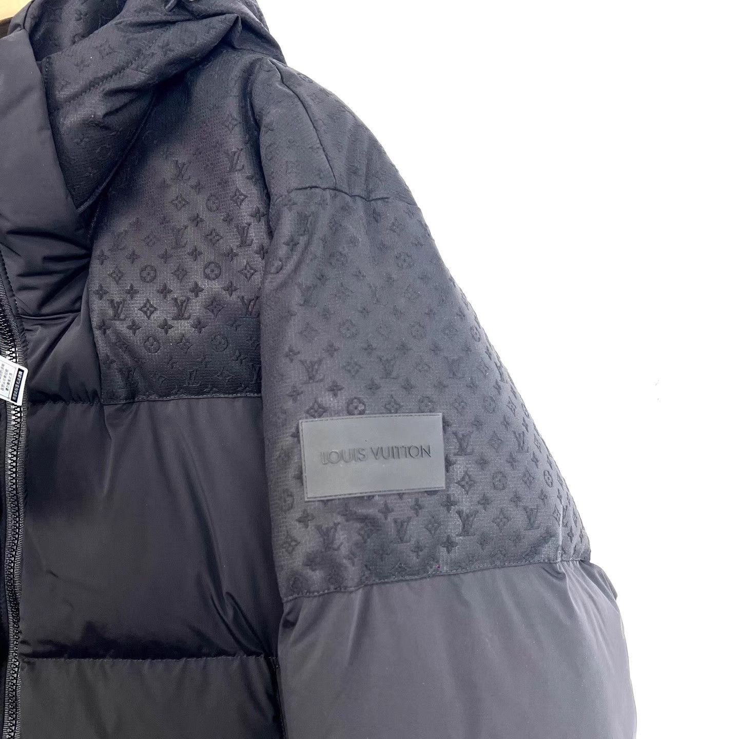 Louis Vuitton Black Hooded Puffer Jacket Size US S / EU 44-46 / 1 - 4 Thumbnail