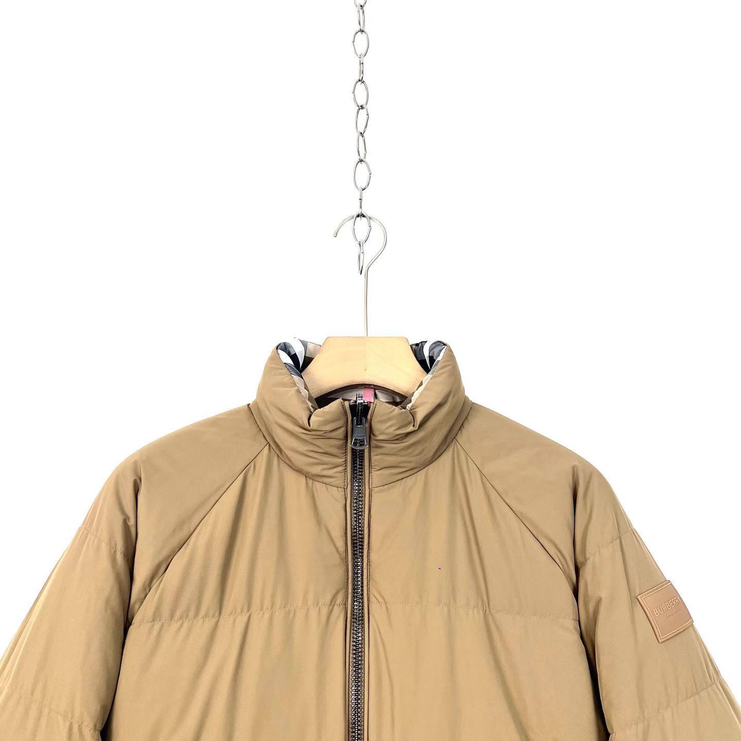 Burberry Brown Puffer Jacket with Zip Closure Size US M / EU 48-50 / 2 - 3 Thumbnail
