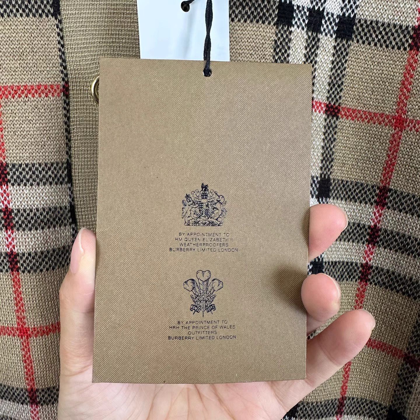 Burberry Beige Plaid Short Sleeve Polo Size US XS / EU 42 / 0 - 6 Thumbnail