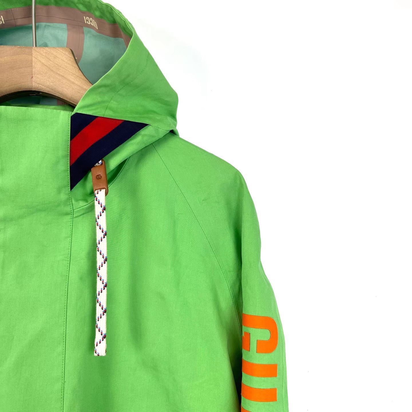 Gucci Green Hooded Jacket with Zip Closure Size US M / EU 48-50 / 2 - 4 Thumbnail