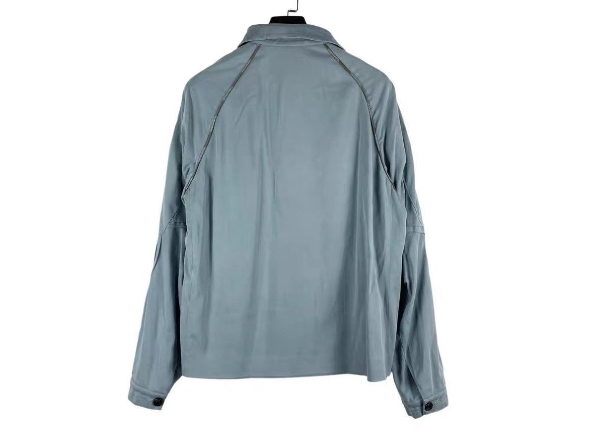 Kiko Kostadinov Blue Lightweight Jacket with Button Closure Size US M / EU 48-50 / 2 - 2 Thumbnail