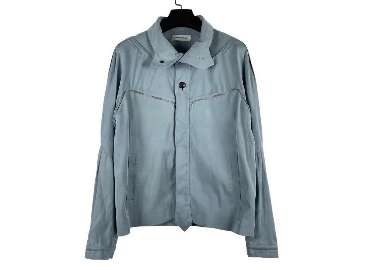 Kiko Kostadinov Blue Lightweight Jacket with Button Closure Size US M / EU 48-50 / 2 - 3 Thumbnail