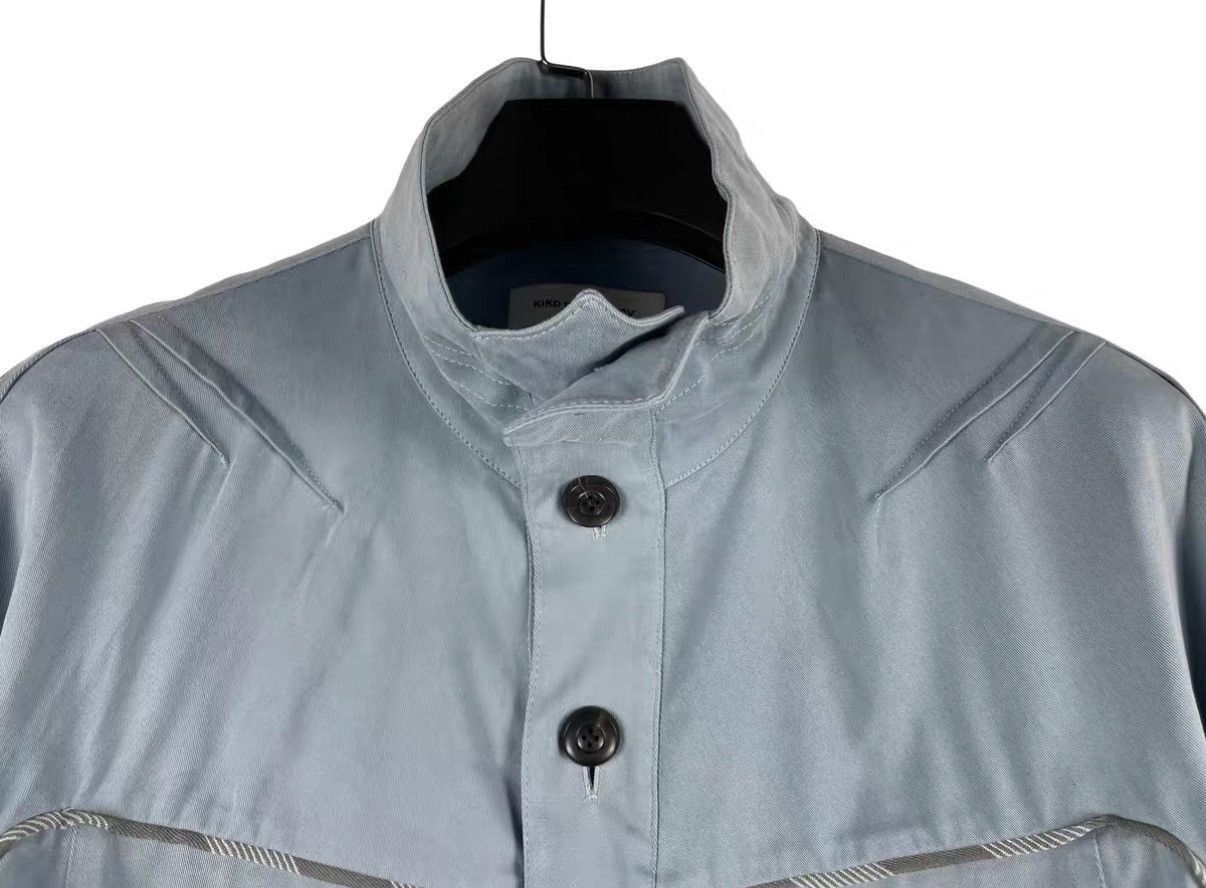 Kiko Kostadinov Blue Lightweight Jacket with Button Closure Size US M / EU 48-50 / 2 - 4 Thumbnail