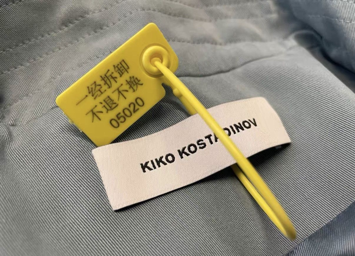 Kiko Kostadinov Blue Lightweight Jacket with Button Closure Size US M / EU 48-50 / 2 - 7 Thumbnail