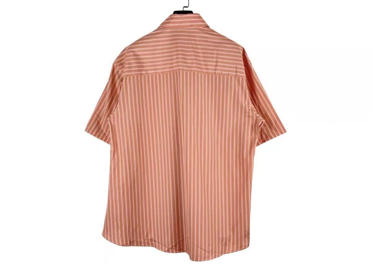 Martine Rose Orange Striped Short-Sleeve Button-Up Shirt Size US XS / EU 42 / 0 - 2 Thumbnail