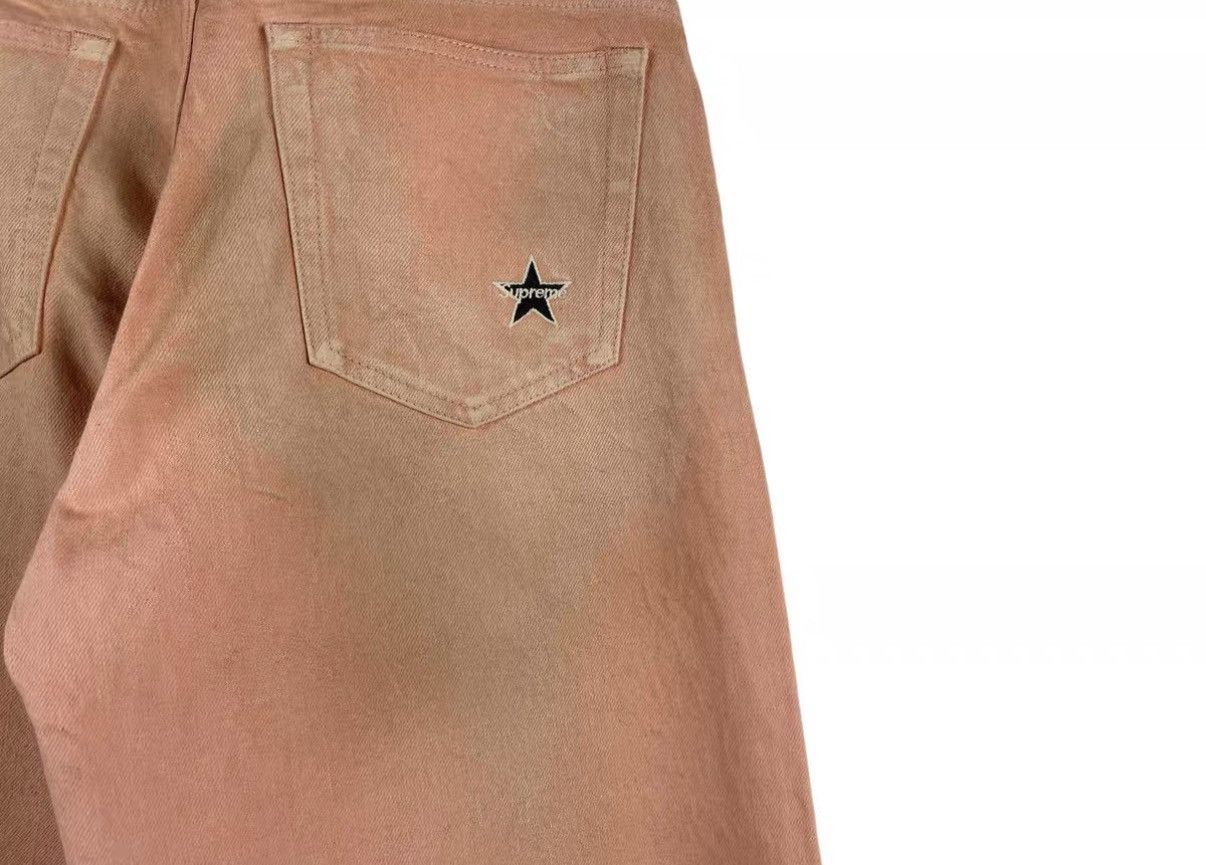 Supreme Orange Denim Pants Size 30 Size US 30 / EU 46 - 5 Thumbnail