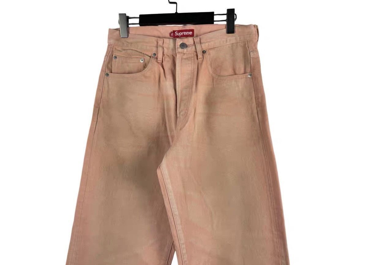 Supreme Orange Denim Pants Size 30 Size US 30 / EU 46 - 3 Thumbnail