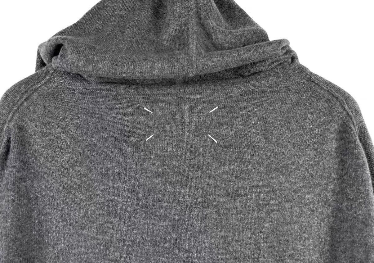 Maison Margiela Gray Oversized Hoodie with Front Pocket Size US XL / EU 56 / 4 - 5 Thumbnail