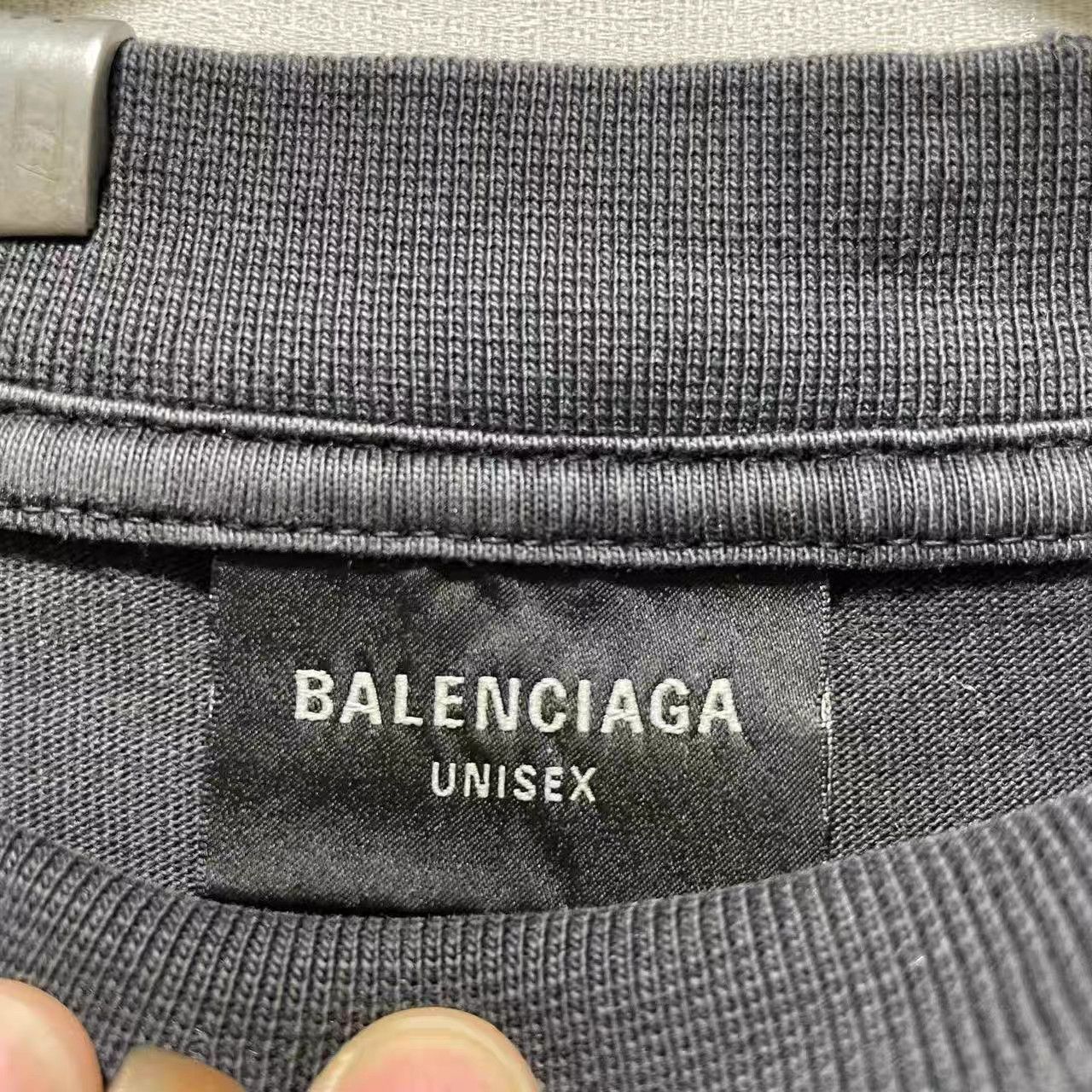 Balenciaga Black Short-Sleeve Shirt with Metal Collar Detail Size US XL / EU 56 / 4 - 4 Thumbnail