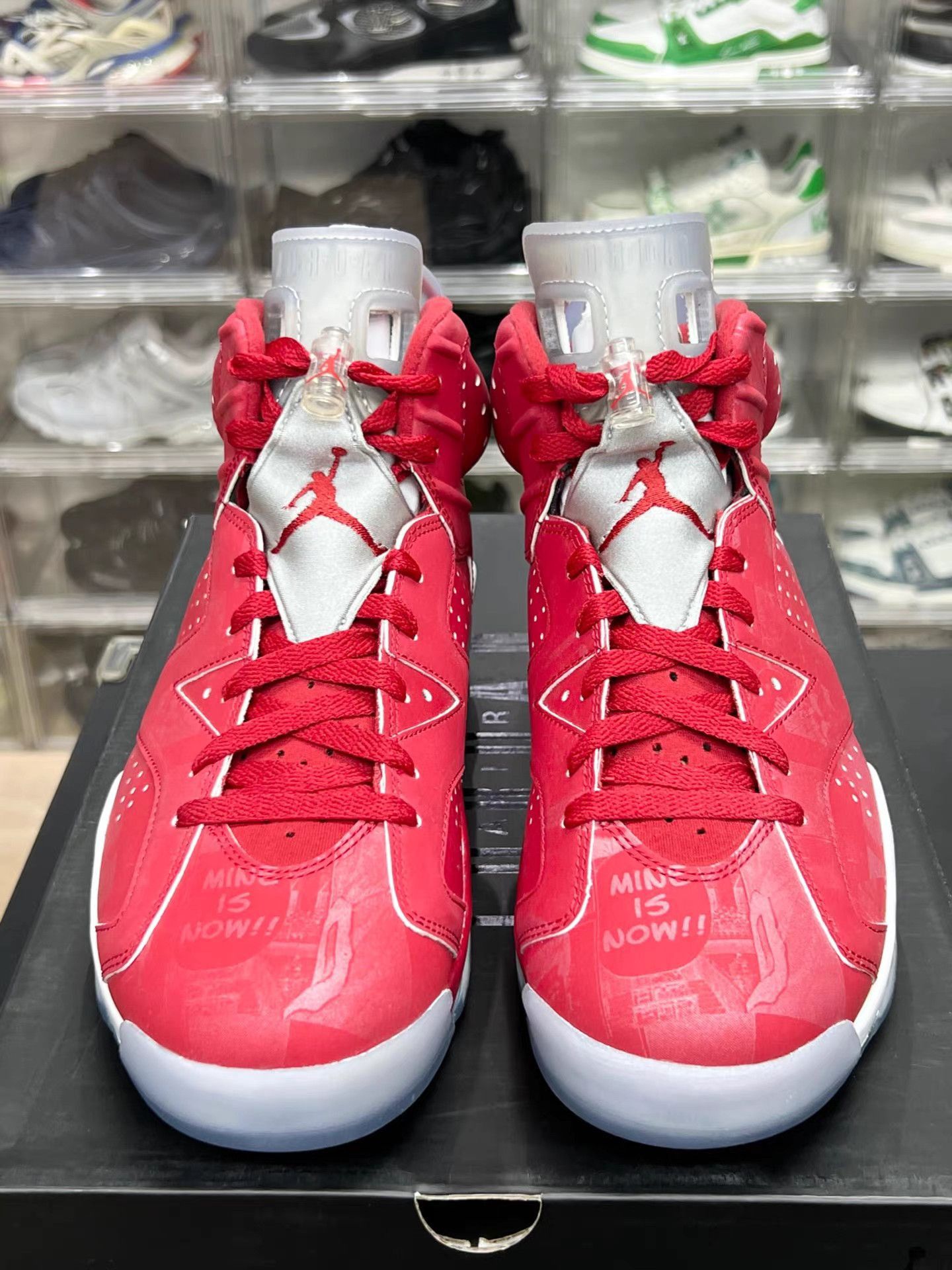 Jordan Brand Red High-Top Sneakers with White Accents Size US 10 / EU 43 - 2 Thumbnail