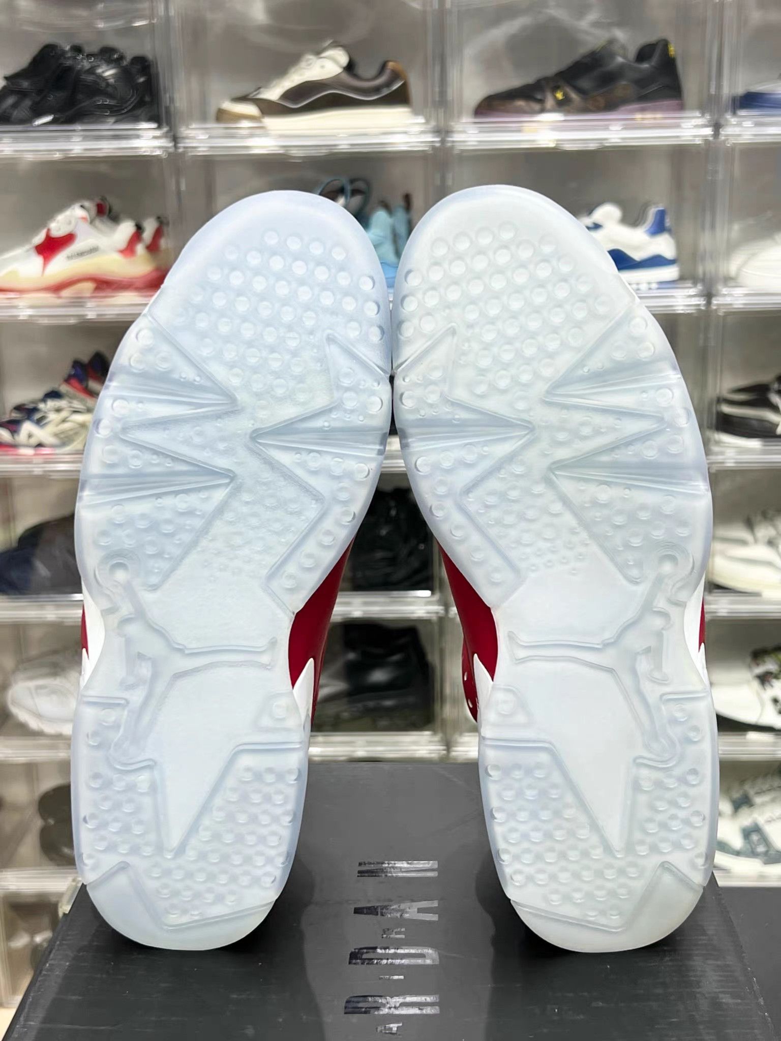 Jordan Brand Red High-Top Sneakers with White Accents Size US 10 / EU 43 - 7 Thumbnail