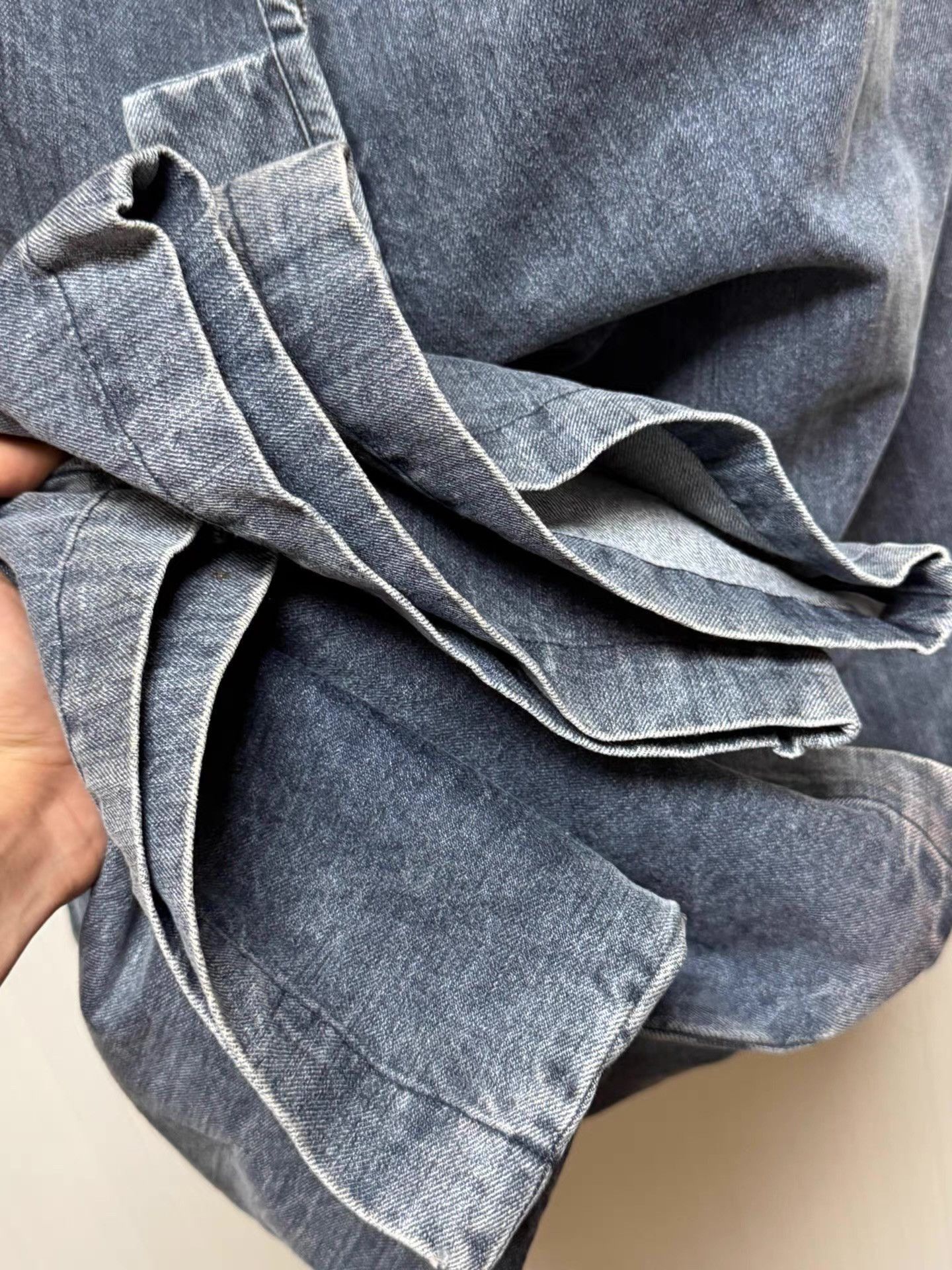 Anonymous Club Blue Denim Straight-Leg Pants Size US 32 / EU 48 - 3 Thumbnail