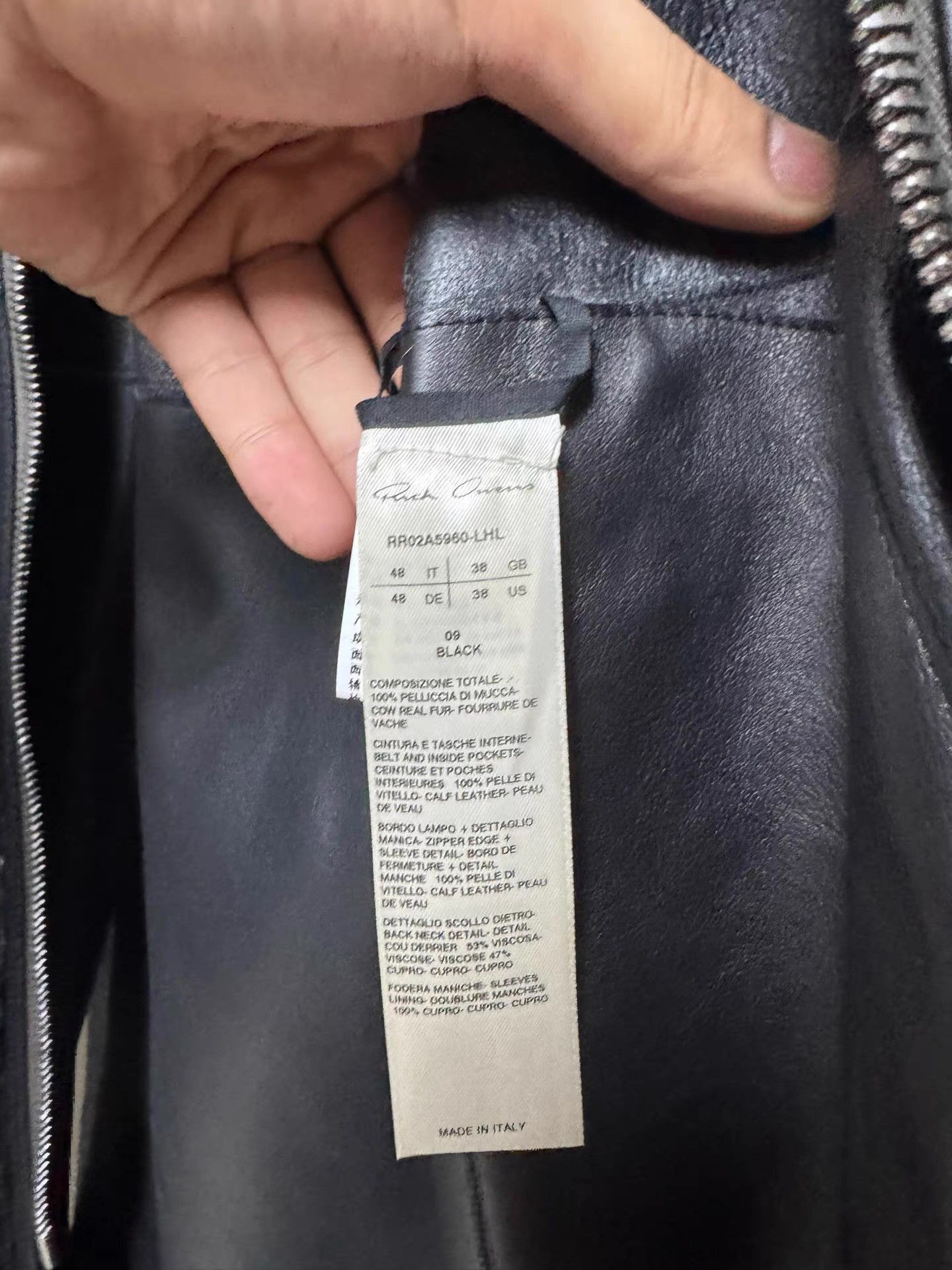 Rick Owens Black Faux Fur Long Coat Size M Size US M / EU 48-50 / 2 - 3 Thumbnail