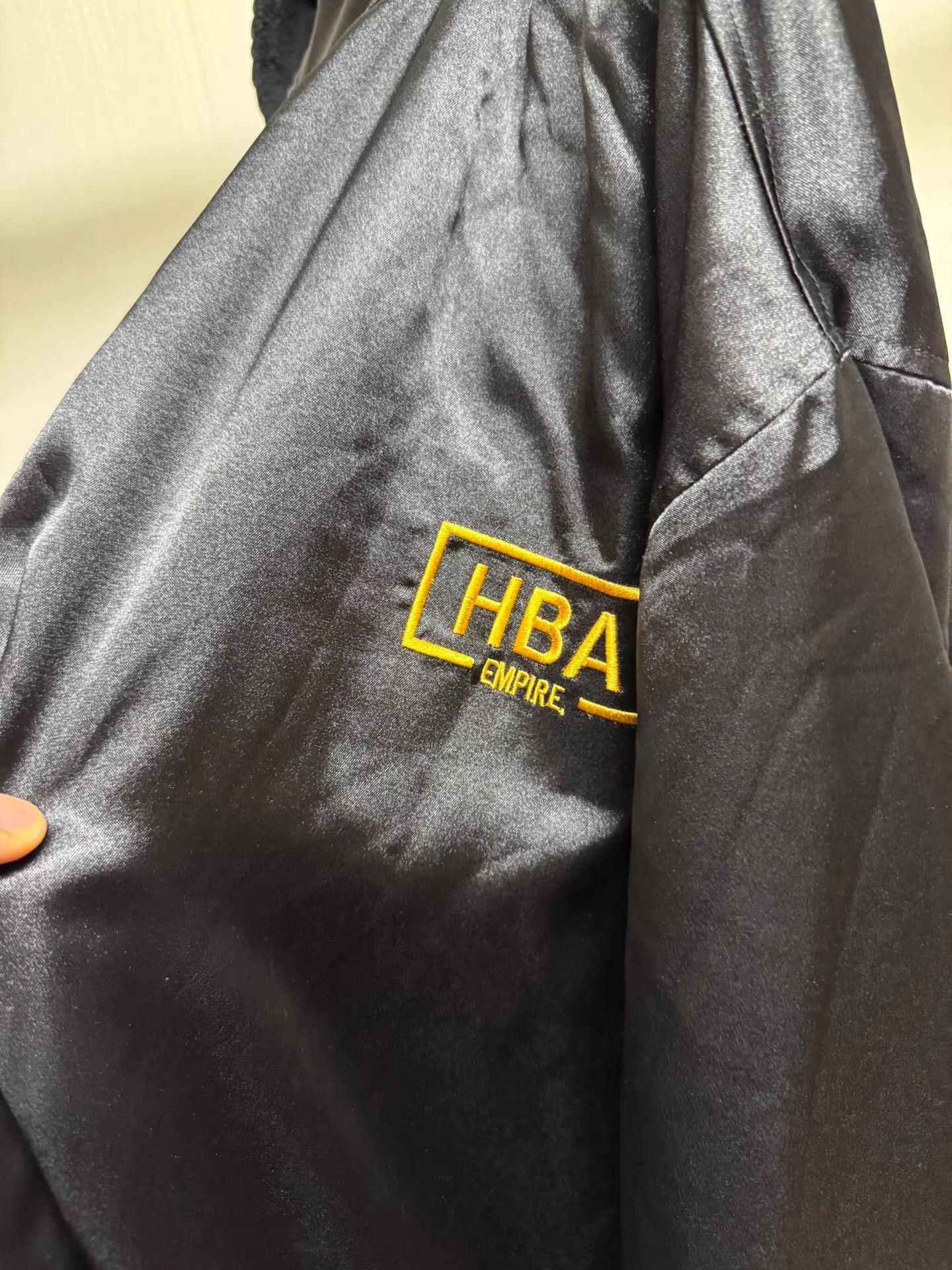 Hood By Air Black Long Cloak with 'I WANT WHAT'S MINE' Embroidery Size US L / EU 52-54 / 3 - 4 Thumbnail