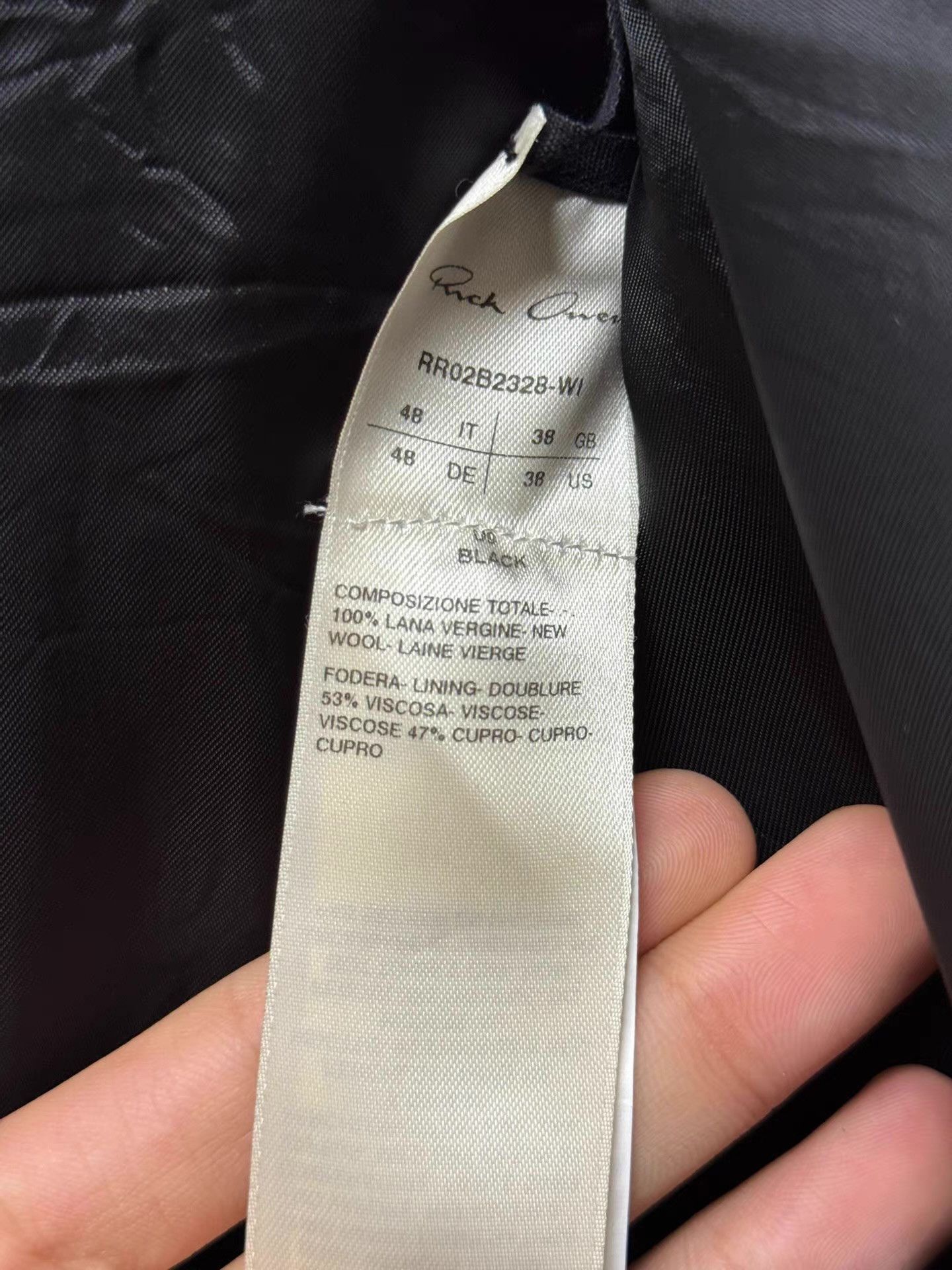 Rick Owens Black Casual Pants Size 32 Size US 32 / EU 48 - 4 Thumbnail