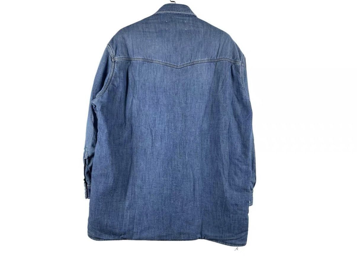 Maison Margiela Blue Denim Long Sleeve Button-Up Shirt Size US M / EU 48-50 / 2 - 2 Thumbnail