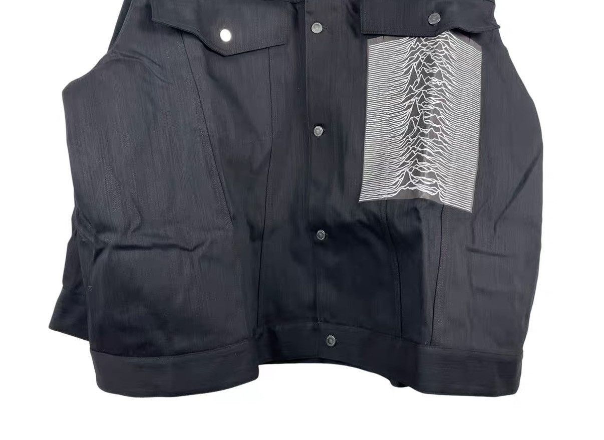 Raf Simons Black Button-Up Jacket with Graphic Patch Detail Size US M / EU 48-50 / 2 - 4 Thumbnail