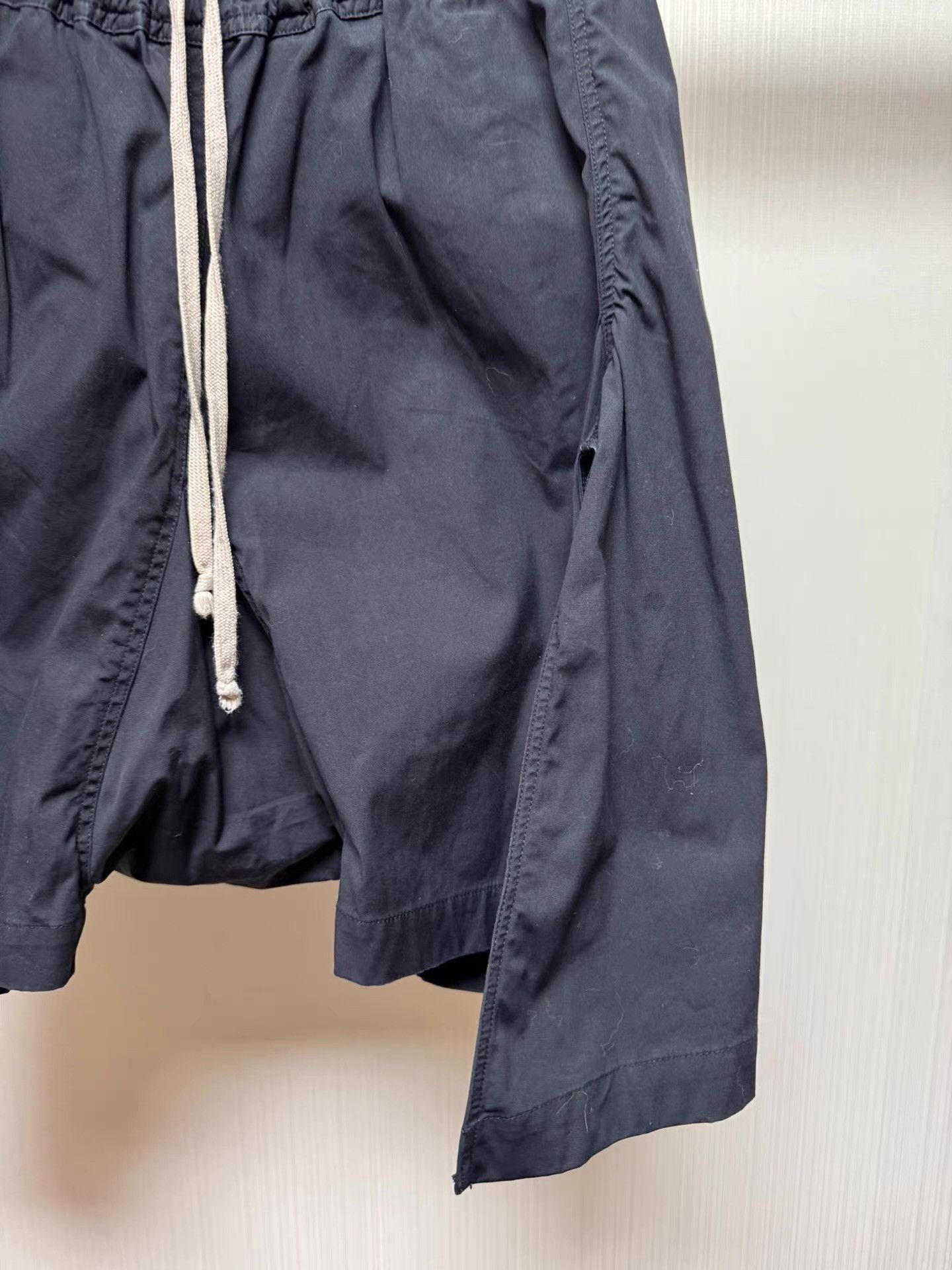 Rick Owens Black Casual Shorts with Drawstring Size US 28 / EU 44 - 4 Thumbnail