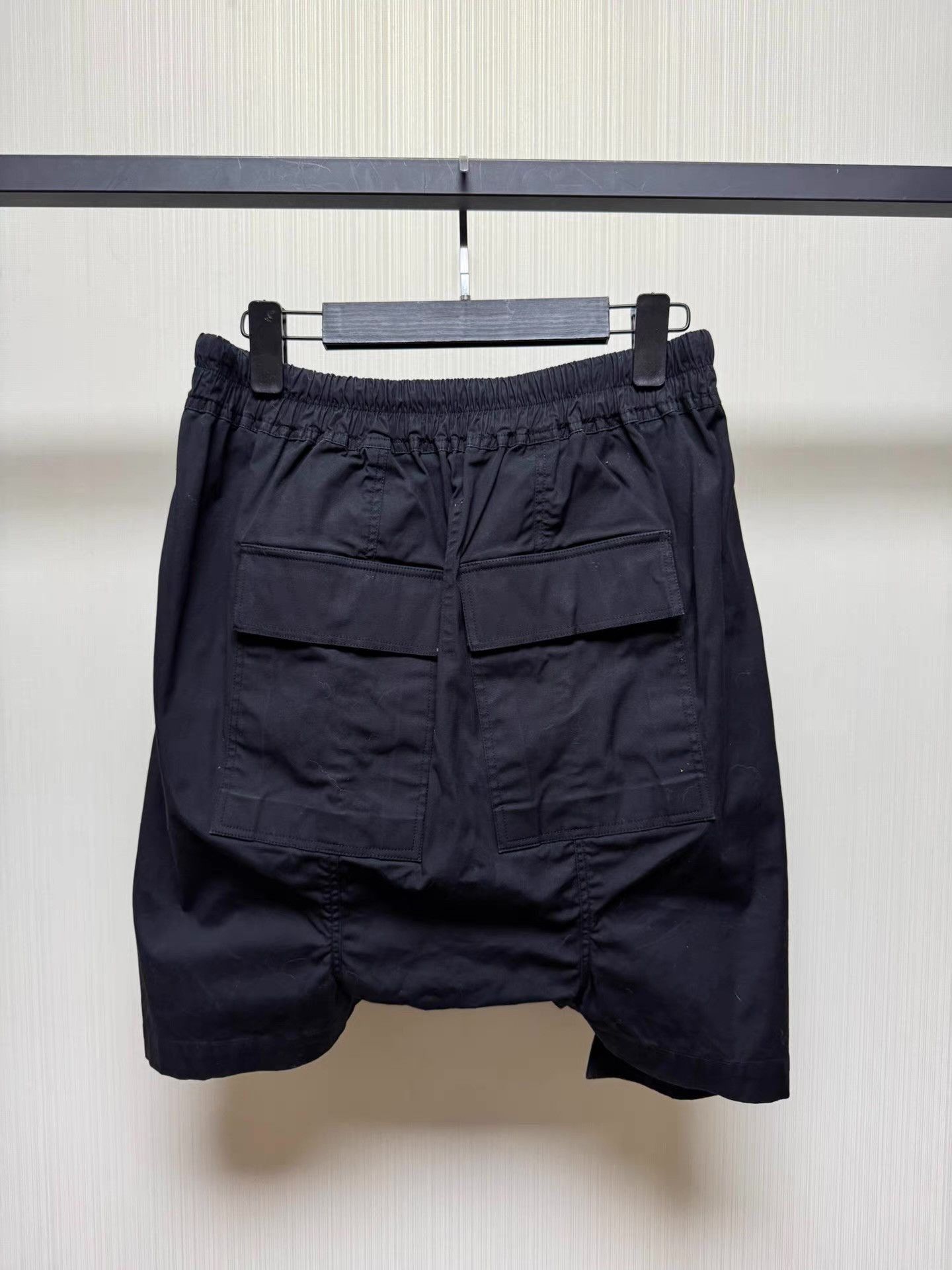 Rick Owens Black Casual Shorts with Drawstring Size US 28 / EU 44 - 3 Thumbnail