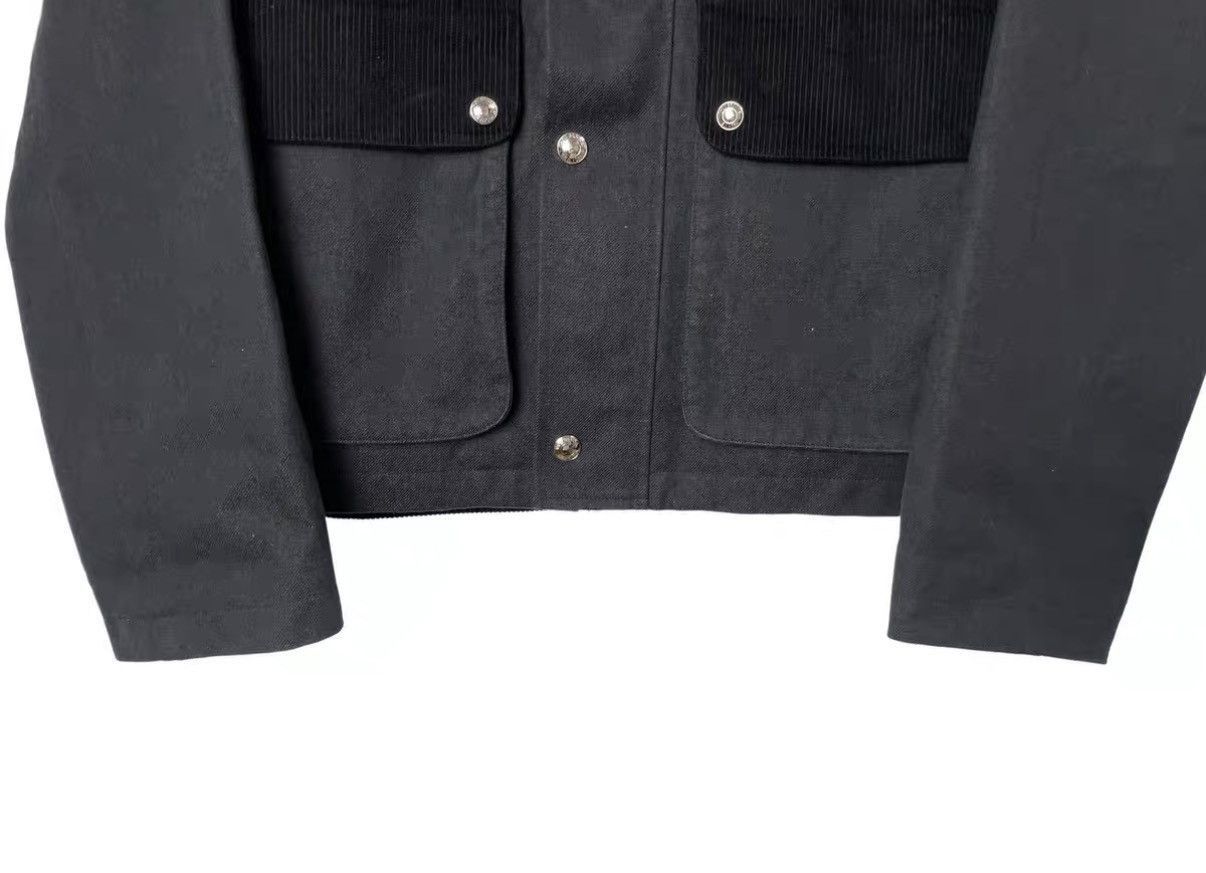 Thom Browne Black Utility Jacket with Corduroy Accents Size L Size US L / EU 52-54 / 3 - 4 Thumbnail