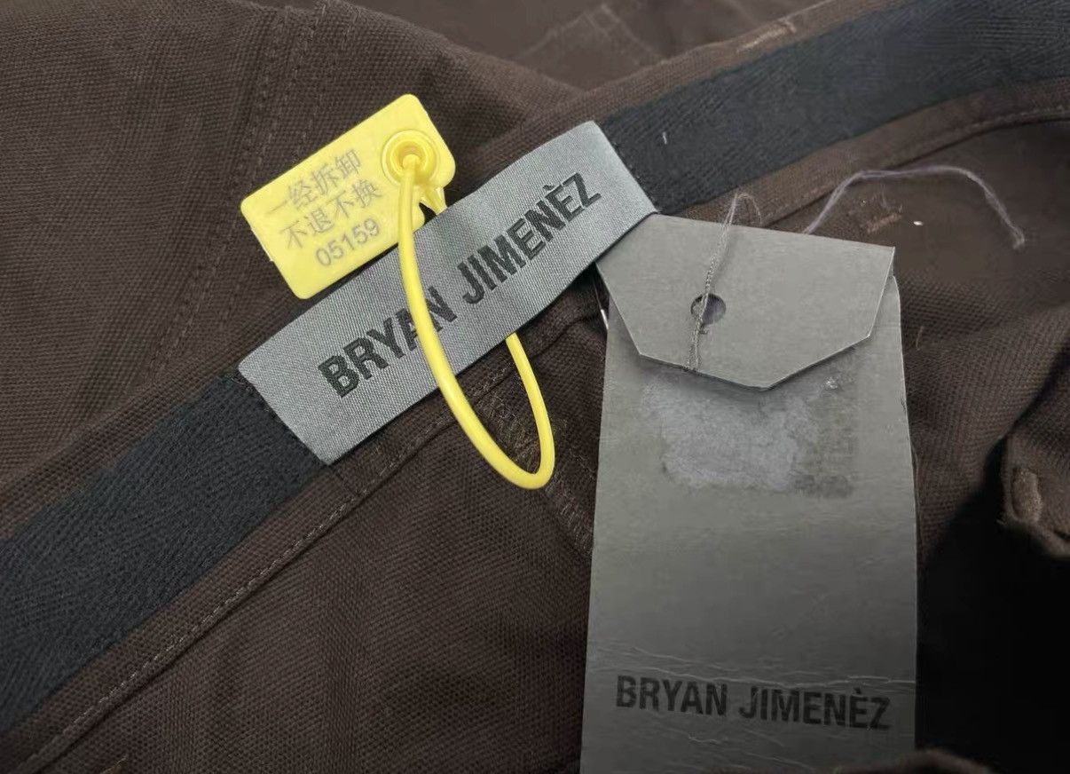 Bryan Jimenez Brown Cargo Pants with Zip Pockets - Size 30 Size US 30 / EU 46 - 6 Thumbnail