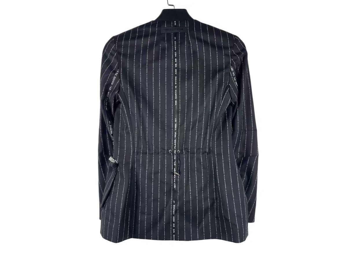 1017 ALYX 9SM Black Pinstriped Double-Breasted Light Jacket Size US S / EU 44-46 / 1 - 2 Thumbnail