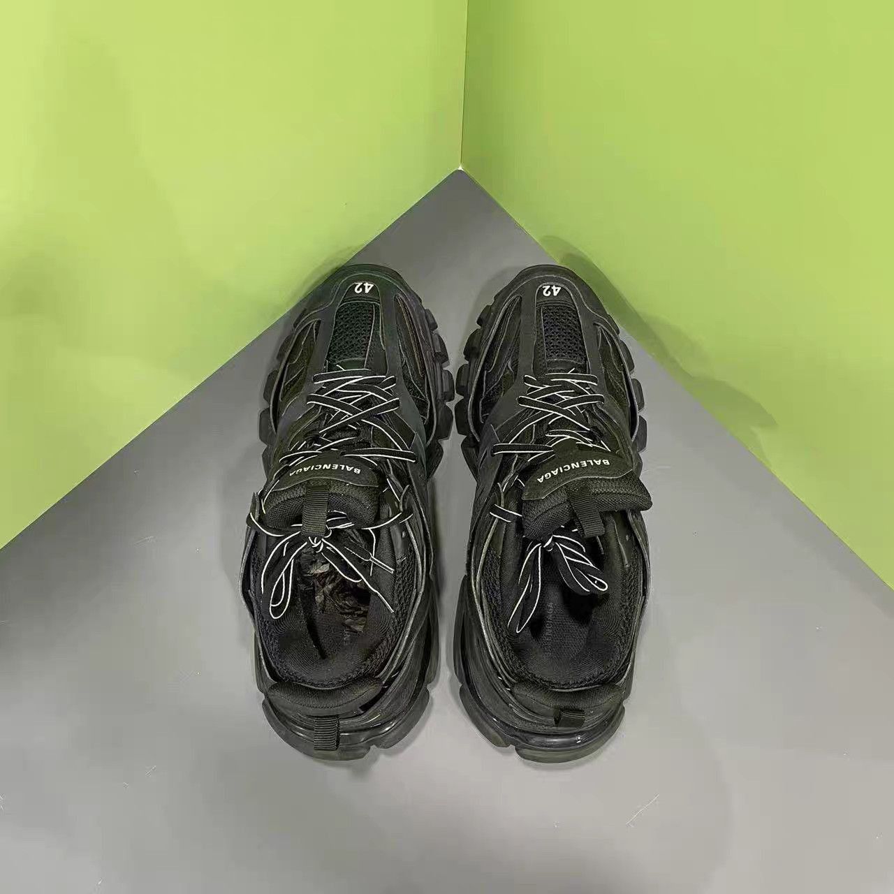 Balenciaga Black High-Top Sneakers with Chunky Sole Size US 9 / EU 42 - 7 Thumbnail