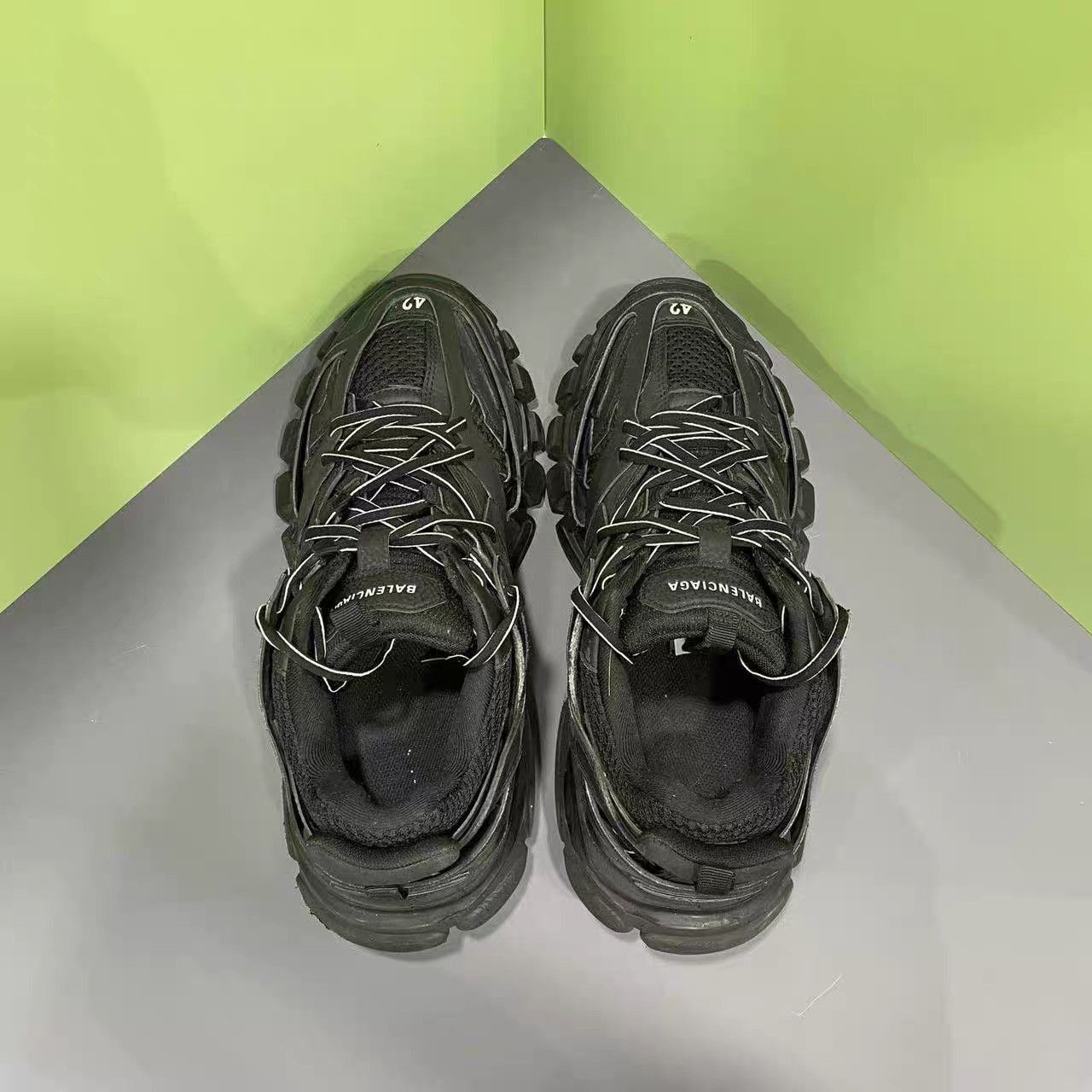Balenciaga Black Hitop Sneakers Size 9 Size US 9 / EU 42 - 7 Thumbnail