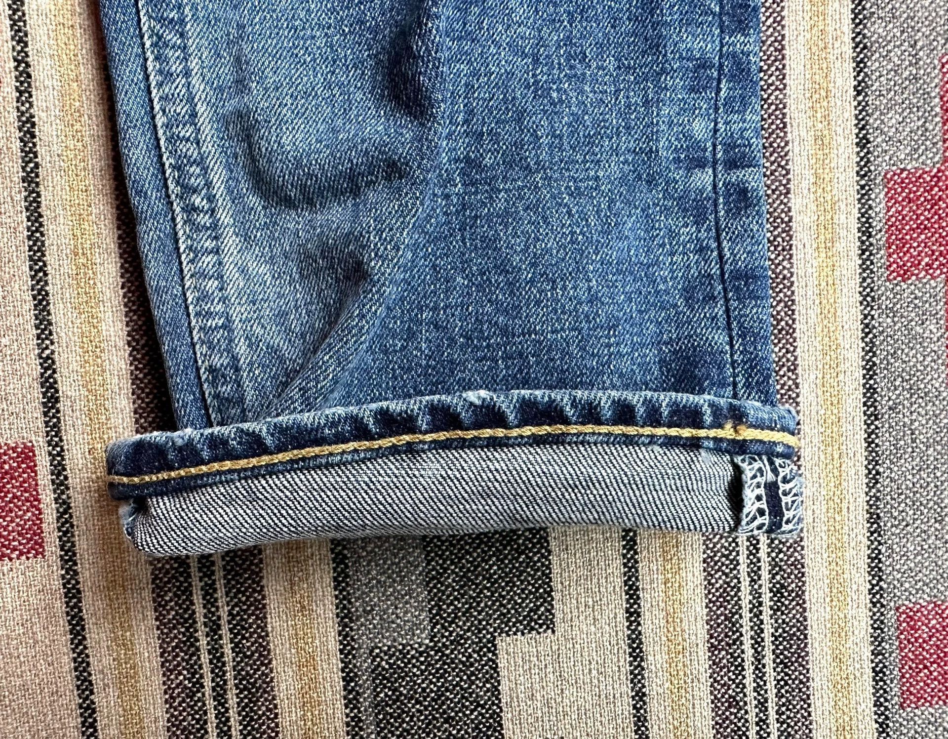 FDMTL Blue Distressed Denim Jeans Size 30 Size US 30 / EU 46 - 8 Thumbnail