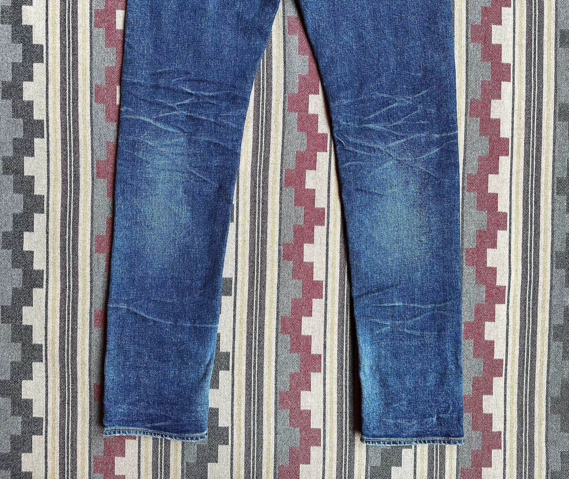 FDMTL Blue Distressed Denim Jeans Size 30 Size US 30 / EU 46 - 5 Thumbnail