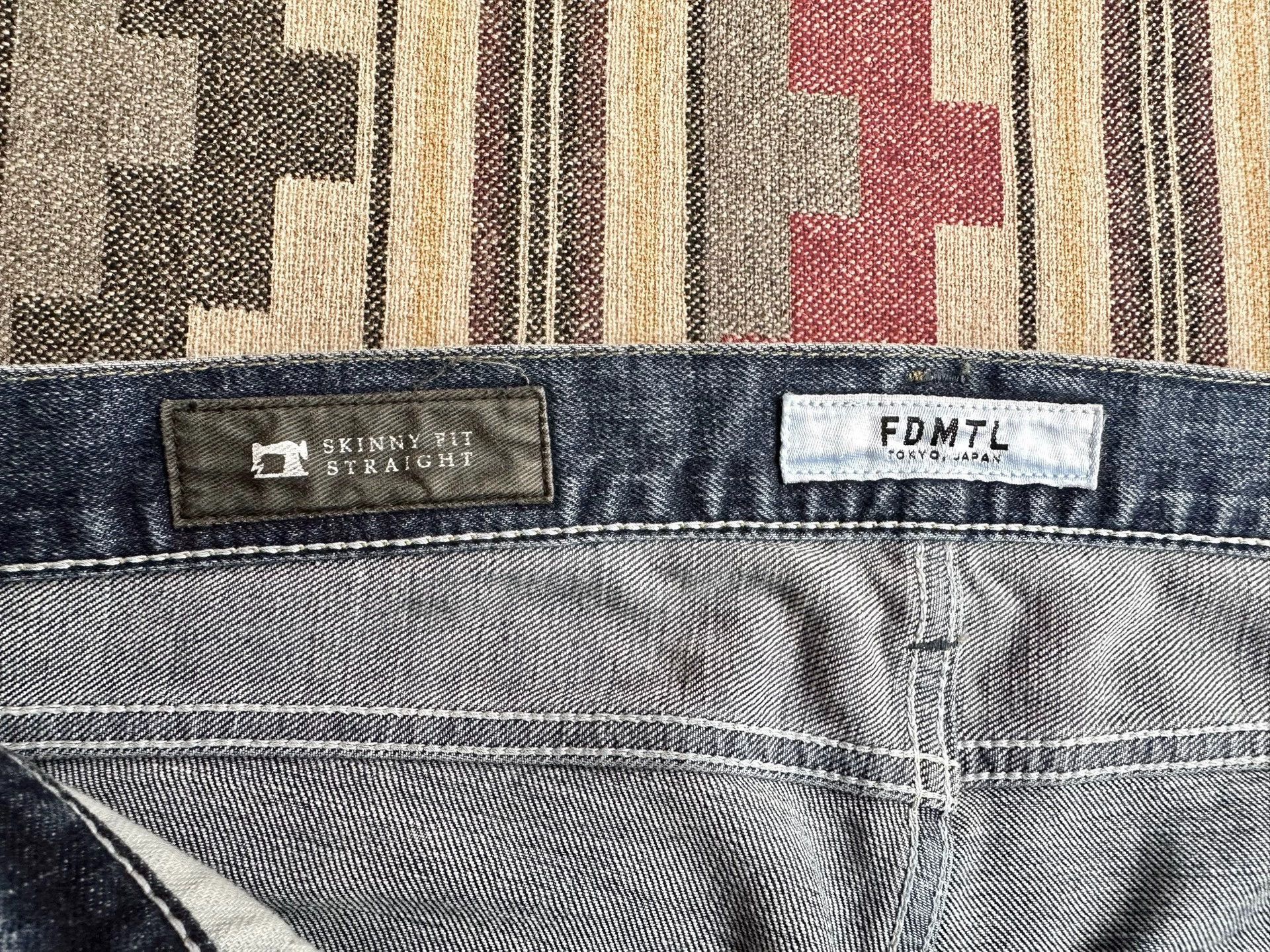 FDMTL Blue Distressed Denim Jeans Size 30 Size US 30 / EU 46 - 7 Thumbnail