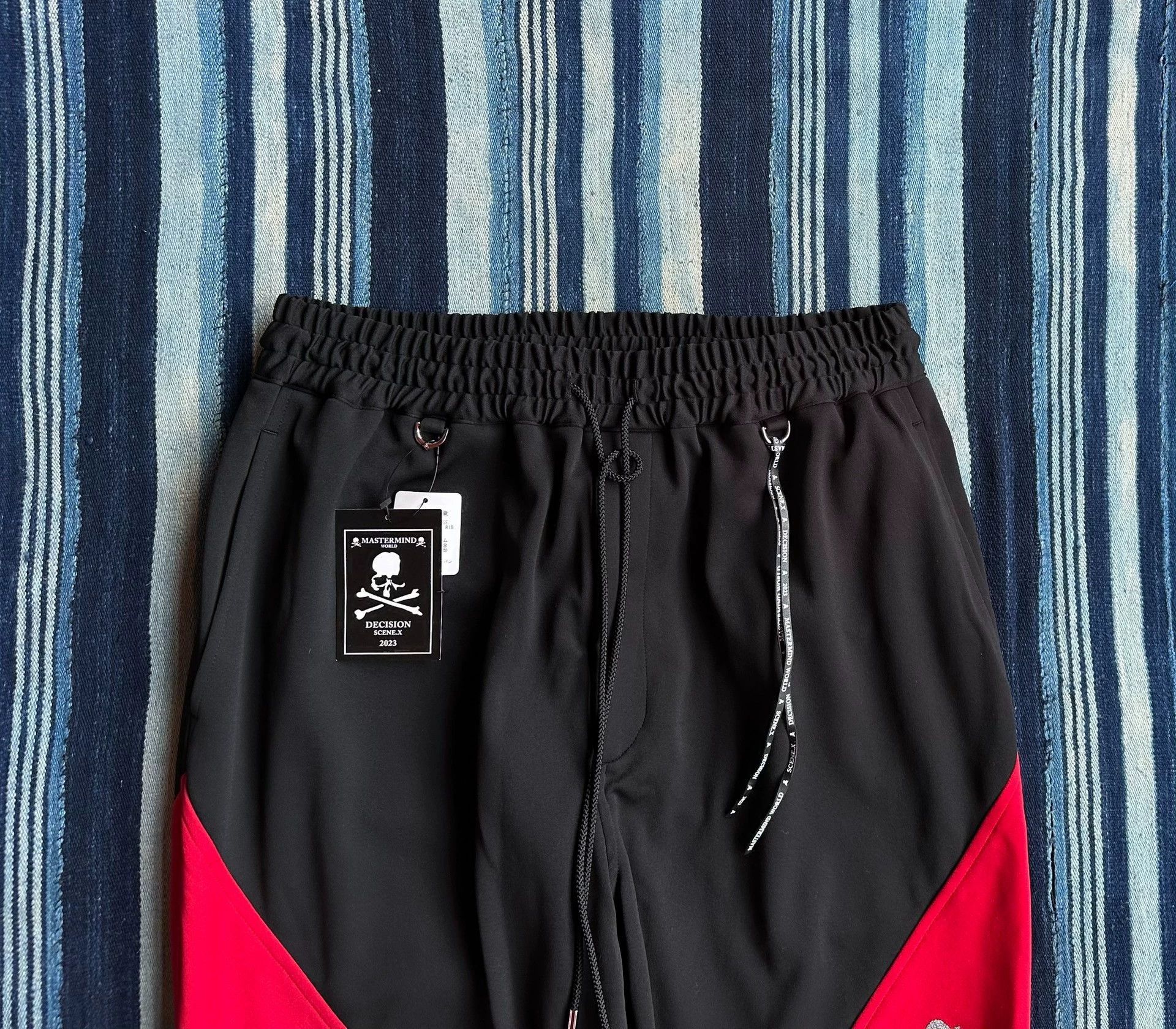 Mastermind Japan Multi-Color Paneled Sweatpants with Drawstring Size US 34 / EU 50 - 3 Thumbnail
