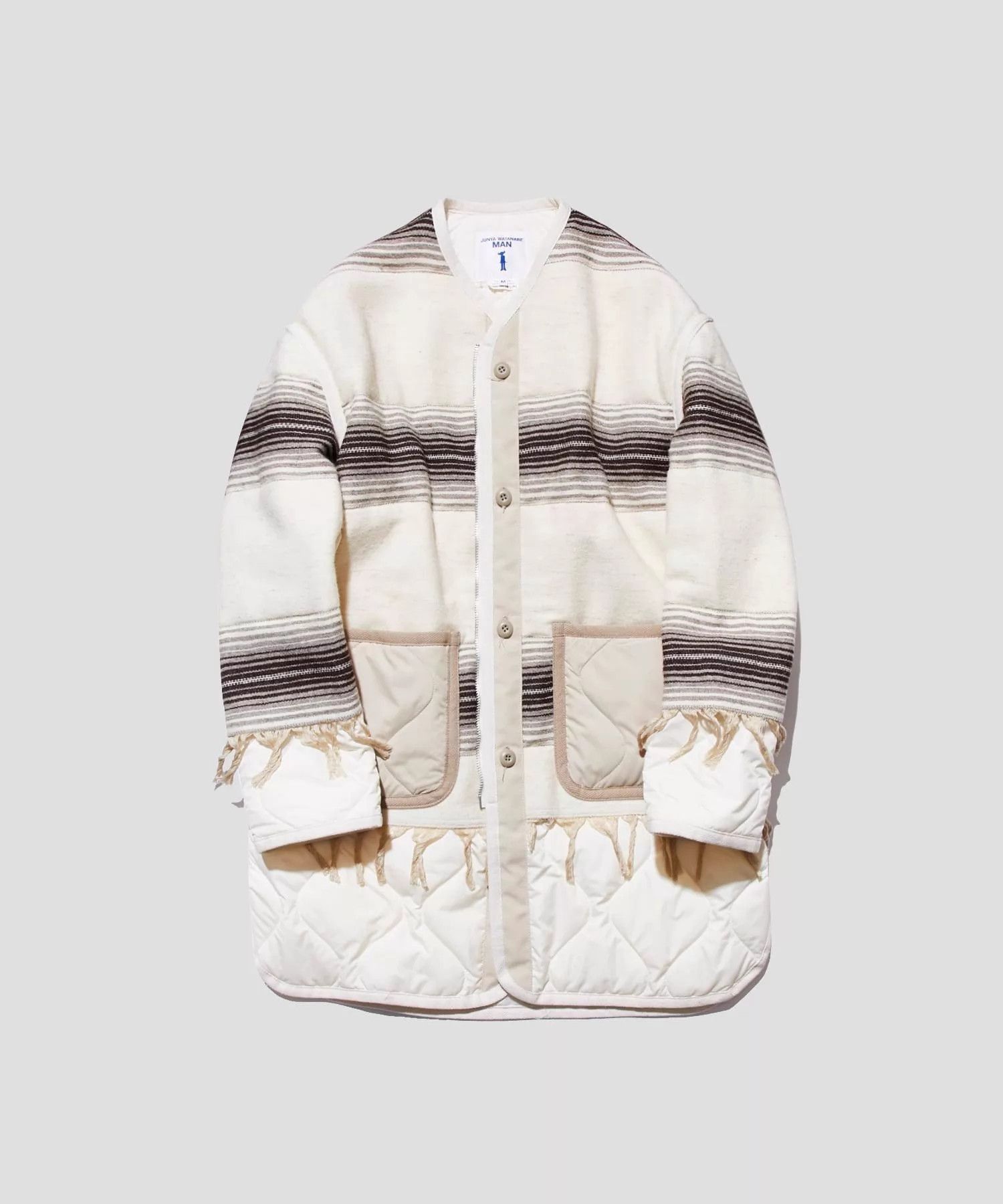Junya Watanabe Multi Striped Light Jacket with Pockets, Size S Size US S / EU 44-46 / 1 - 7 Thumbnail