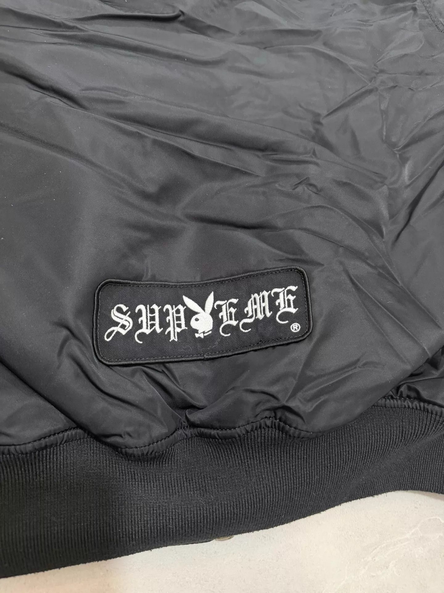 Supreme Black Parka with Faux Fur Hood and Bunny Graphics Size US L / EU 52-54 / 3 - 4 Thumbnail