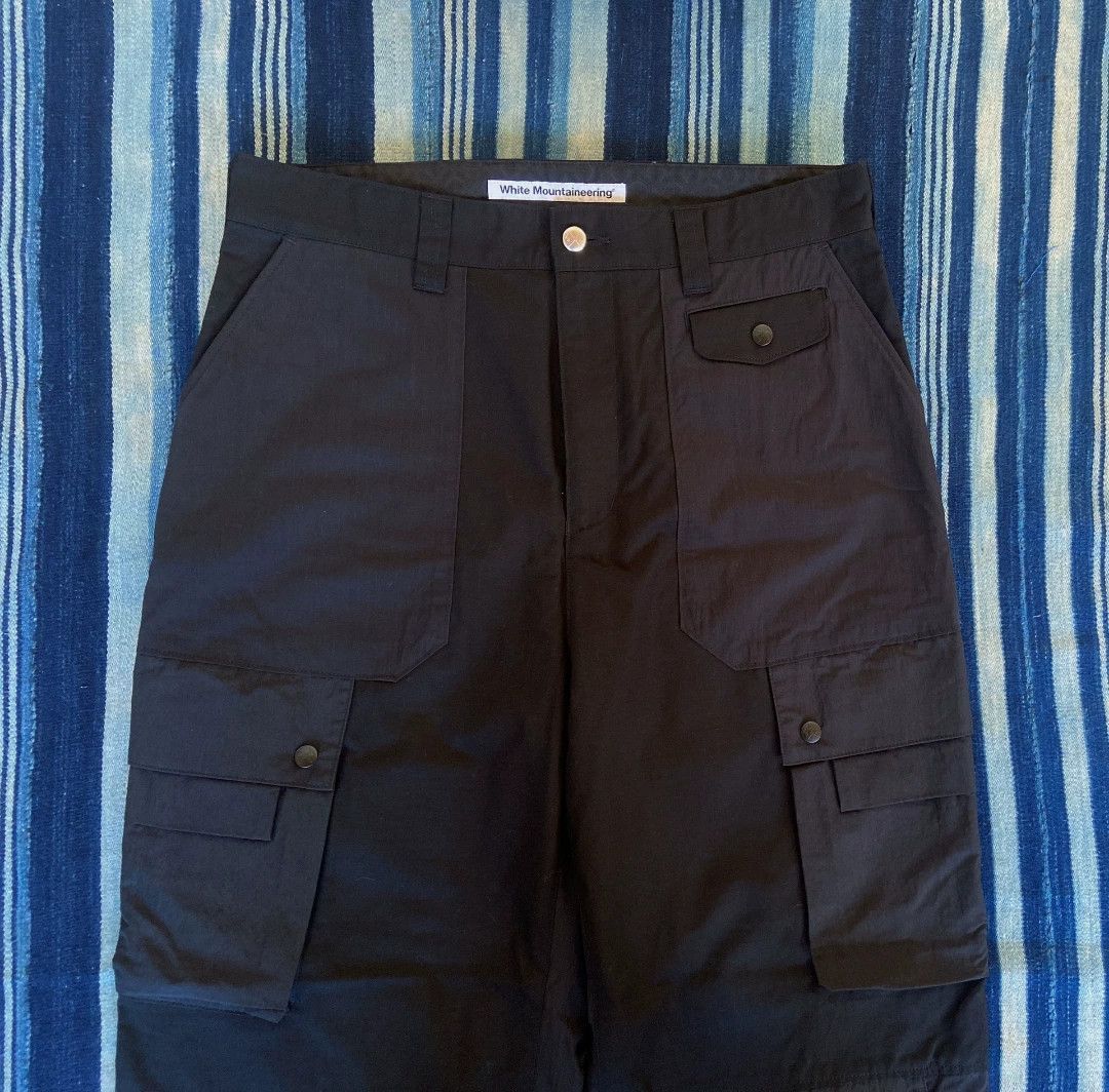 White Mountaineering Black Cargo Pants with Multiple Pockets Size 32 Size US 32 / EU 48 - 7 Thumbnail