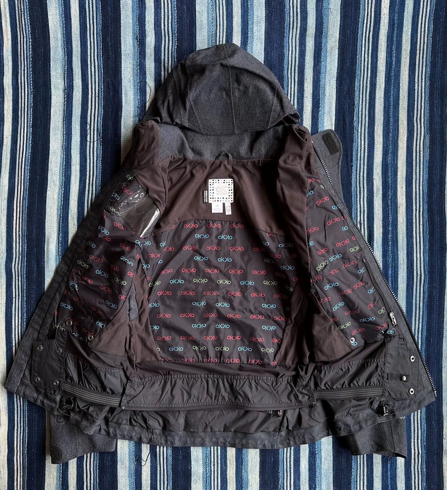 Burton Black Hooded Raincoat with GORE-TEX, Size M Size US M / EU 48-50 / 2 - 3 Thumbnail