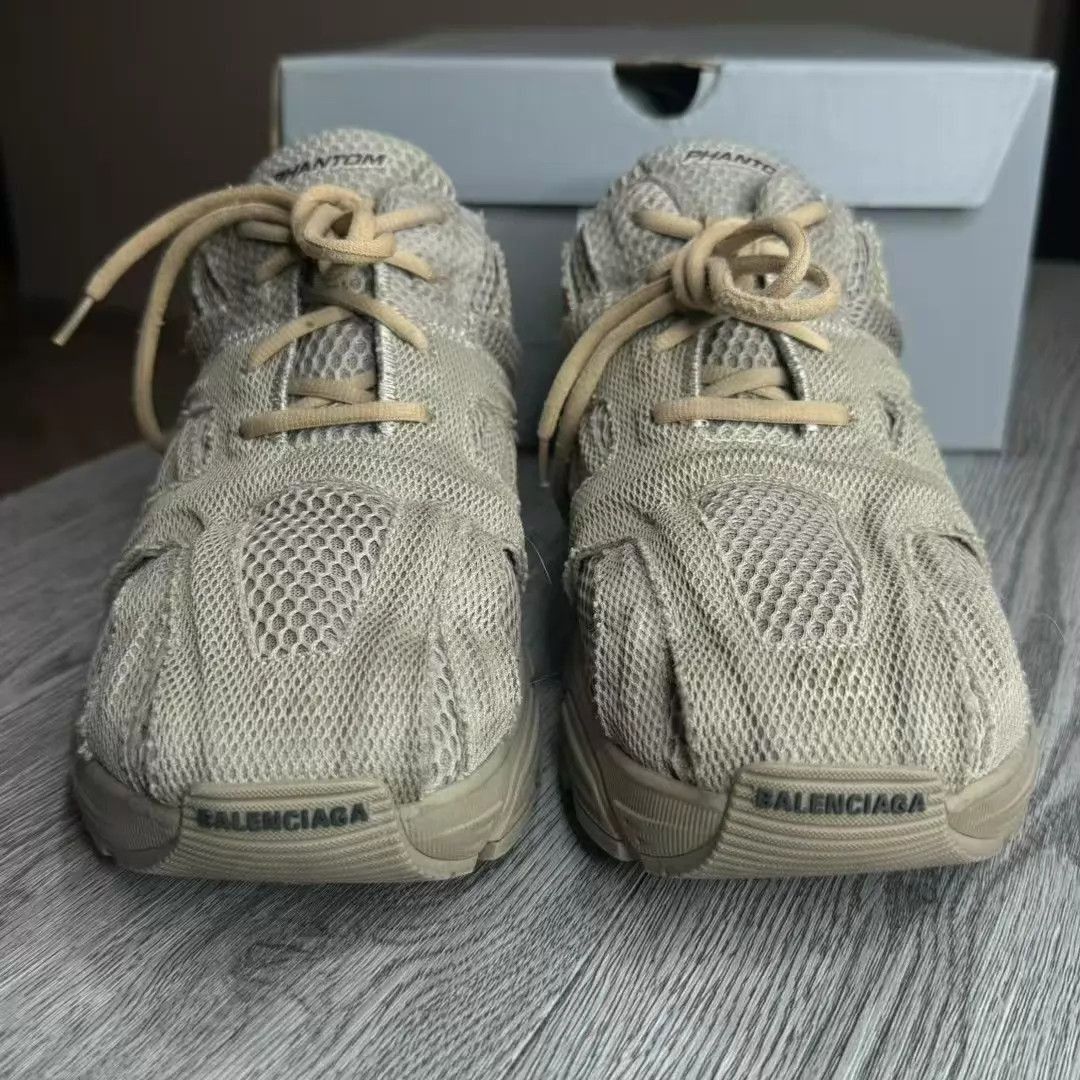 Balenciaga Beige Mesh Low-Top Sneakers Size 9 Size US 9 / EU 42 - 2 Thumbnail