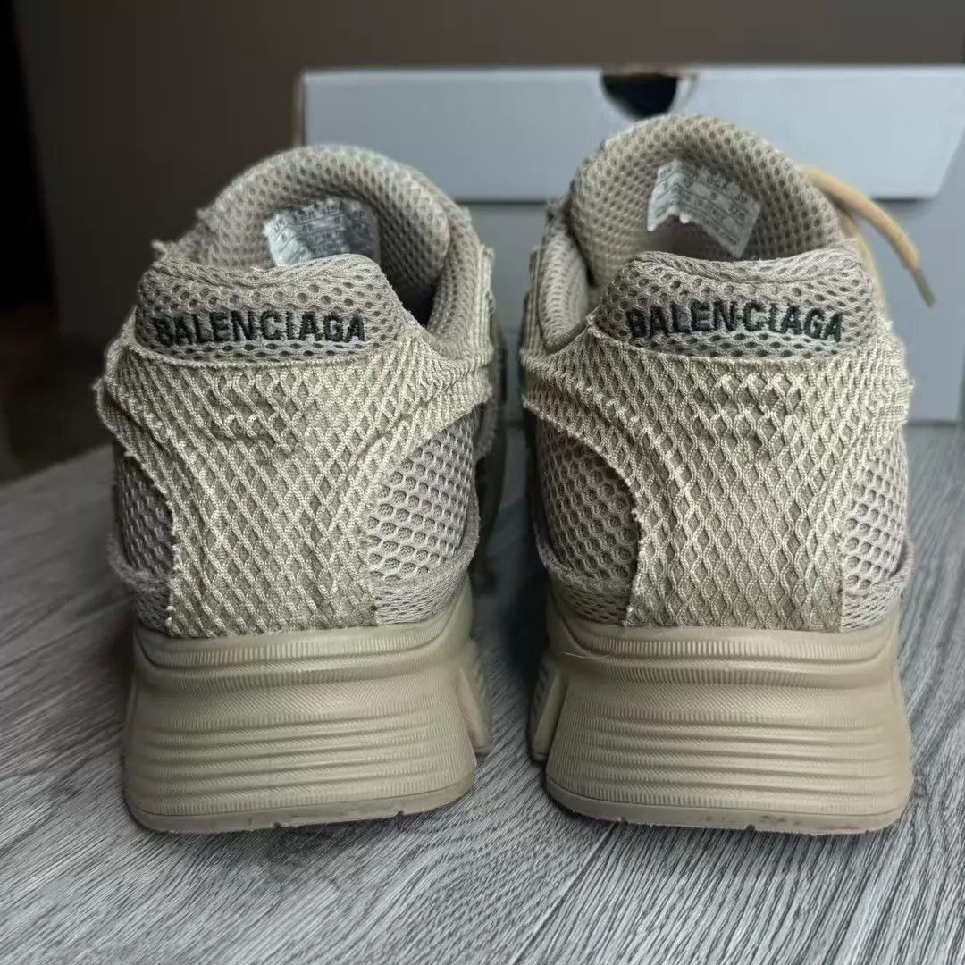 Balenciaga Beige Mesh Low-Top Sneakers Size 9 Size US 9 / EU 42 - 5 Thumbnail
