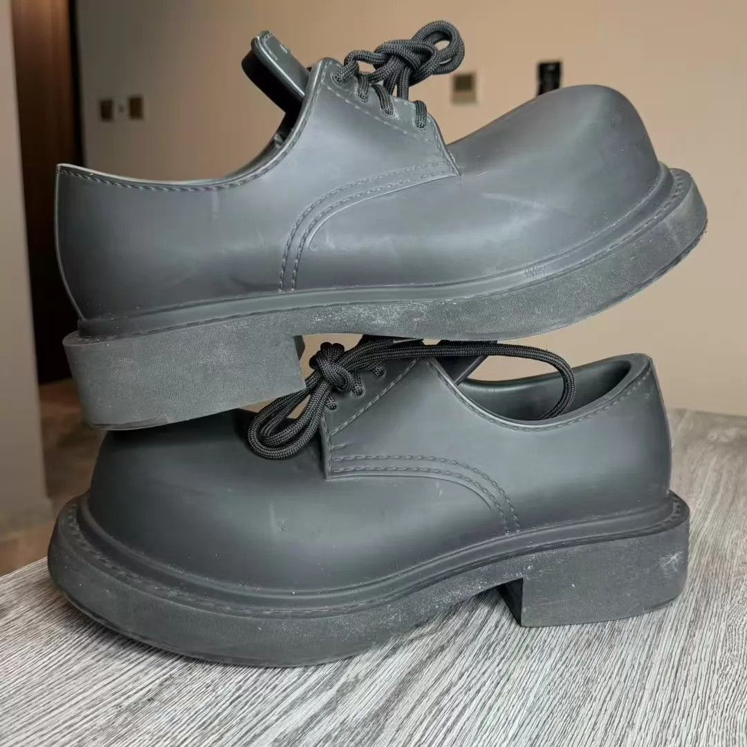 Balenciaga Black Lace-Up Chunky Sole Shoes Size 9 Size US 9 / EU 42 - 2 Thumbnail