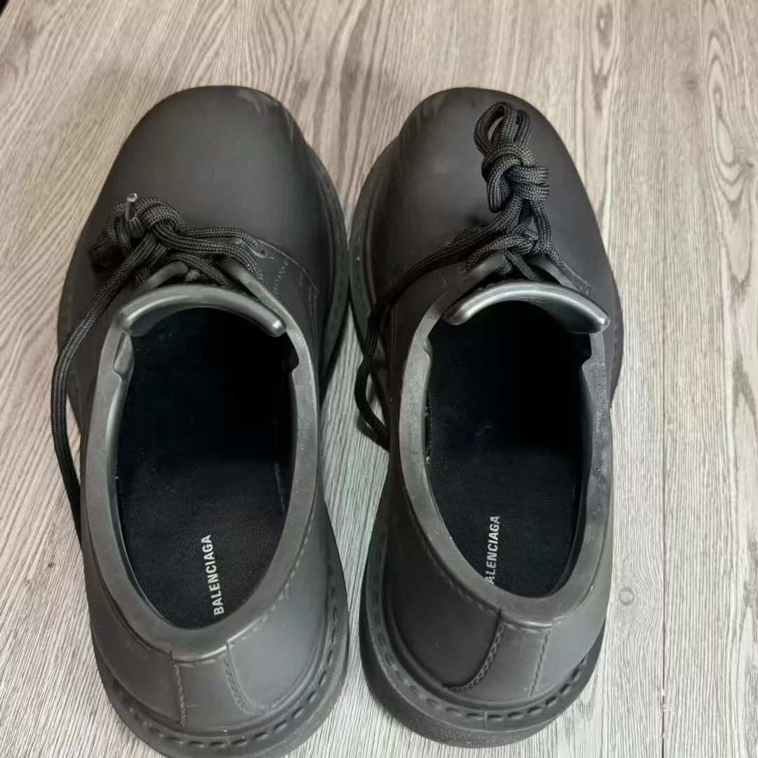 Balenciaga Black Lace-Up Chunky Sole Shoes Size 9 Size US 9 / EU 42 - 4 Thumbnail