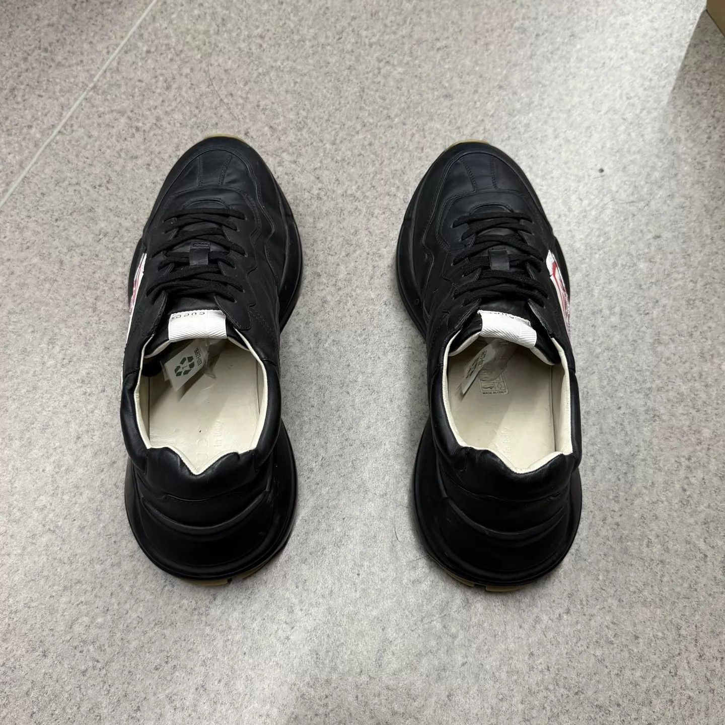 Gucci Black Lowtop Sneakers Size 12 Size US 12 / EU 45 - 8 Thumbnail