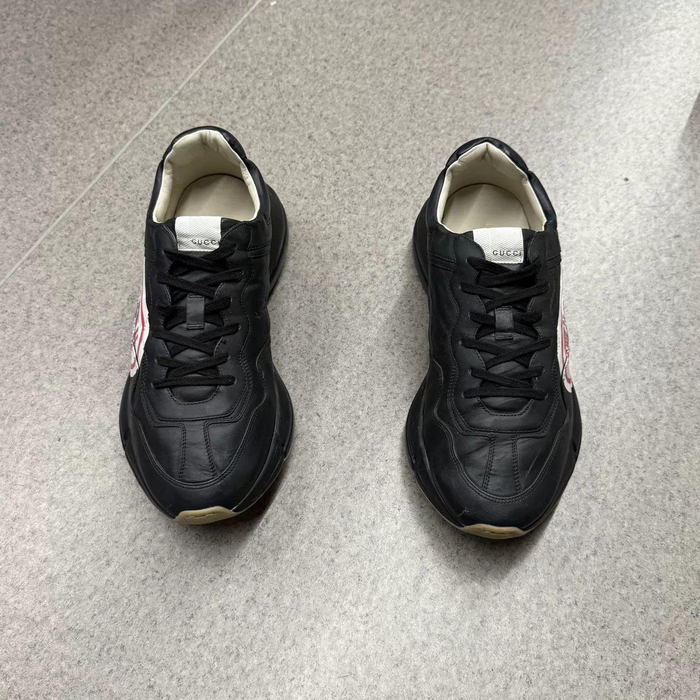 Gucci Black Lowtop Sneakers Size 12 Size US 12 / EU 45 - 5 Thumbnail
