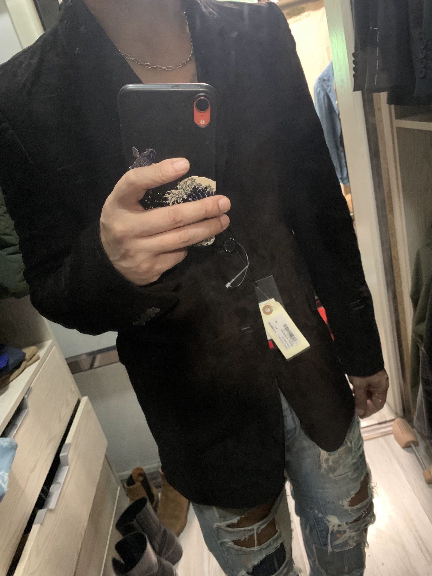 Saint Laurent Paris Black Light Jacket Size M Size US M / EU 48-50 / 2 - 9 Thumbnail
