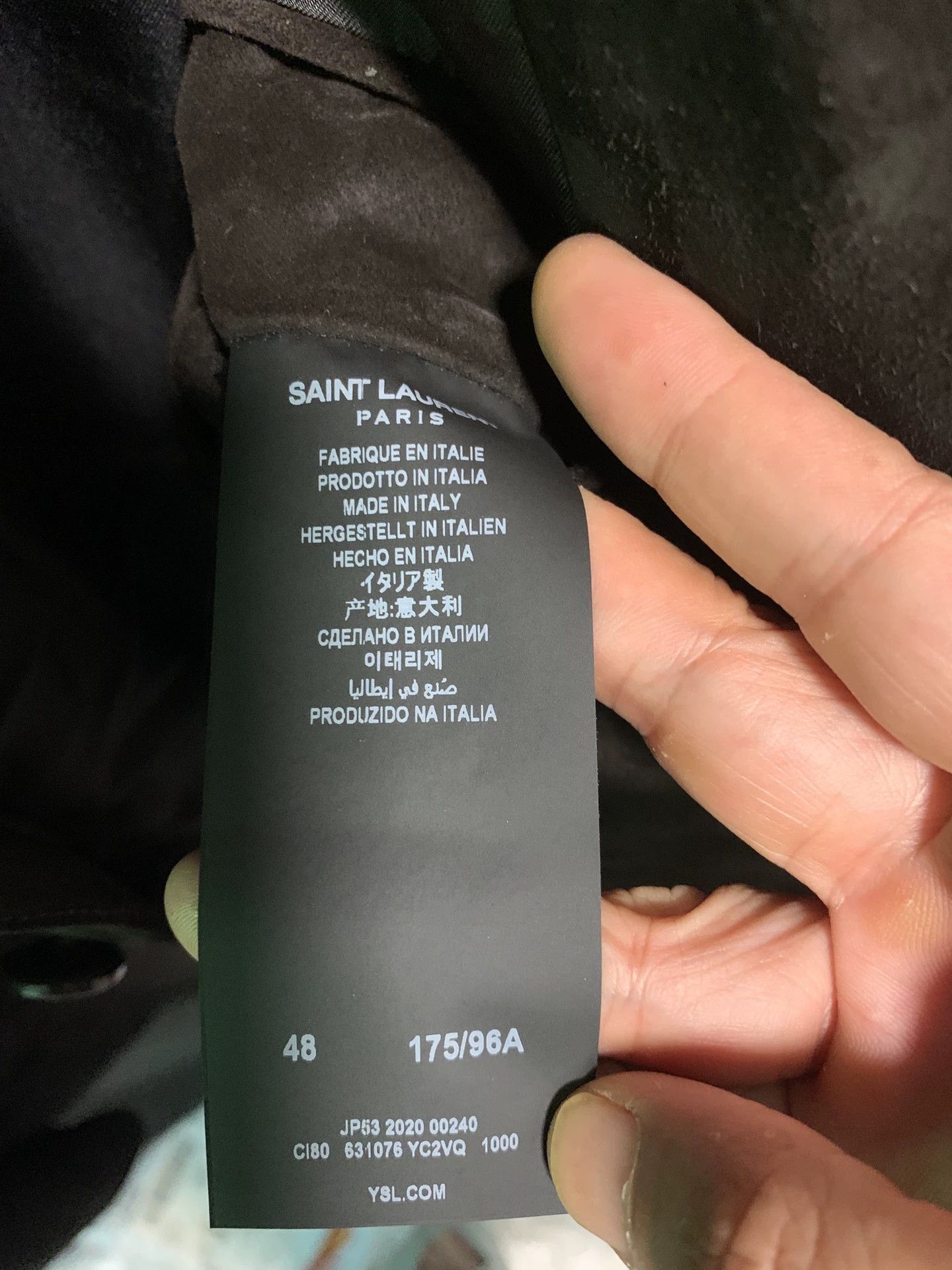 Saint Laurent Paris Black Light Jacket Size M Size US M / EU 48-50 / 2 - 5 Thumbnail