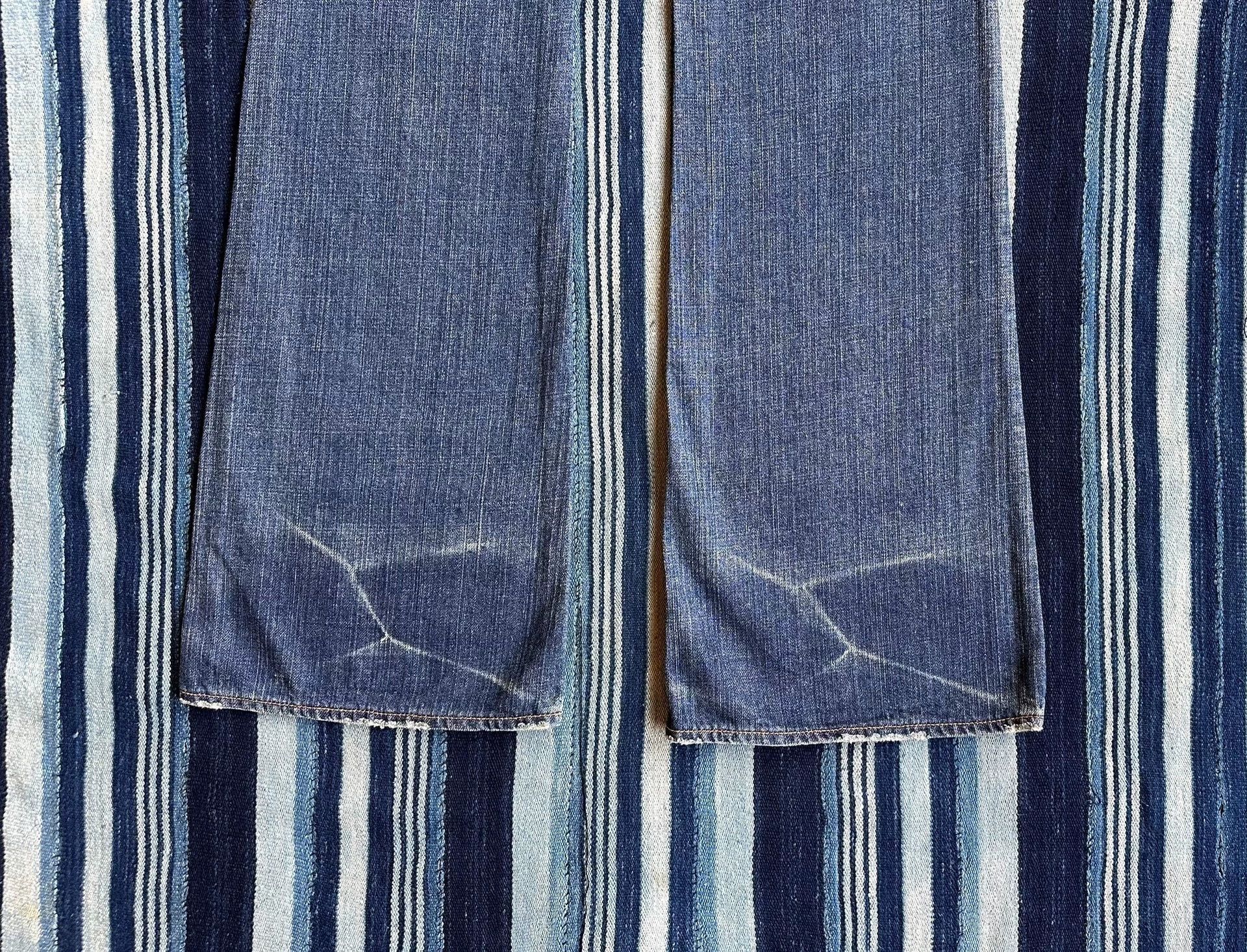 Prps Blue Distressed Denim Flared Pants Size 30 Size US 30 / EU 46 - 6 Thumbnail